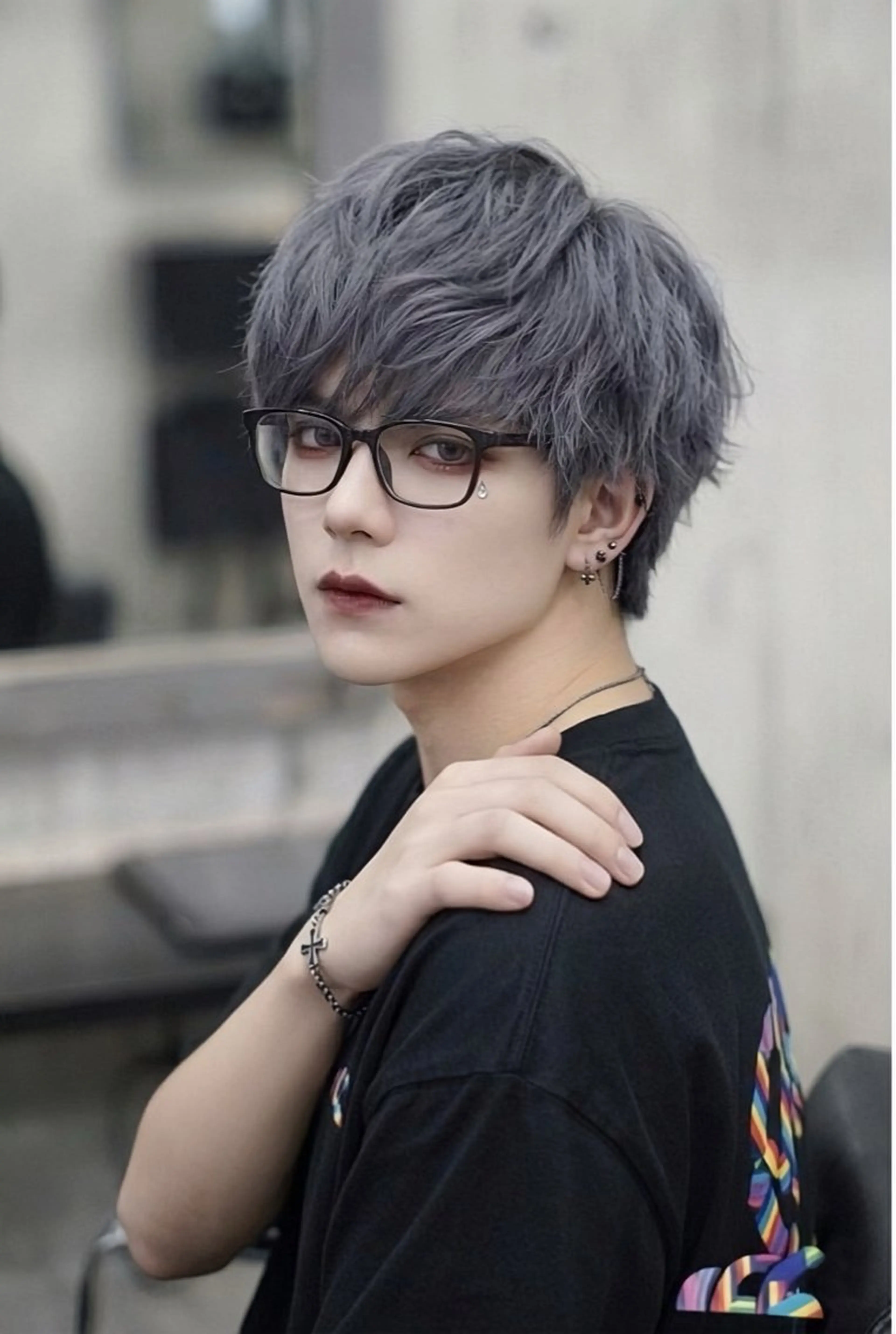 ミディアム カット ヘアカラー トリートメント ヘアセット メンズヘア/カラー まろとのヘアスタイル