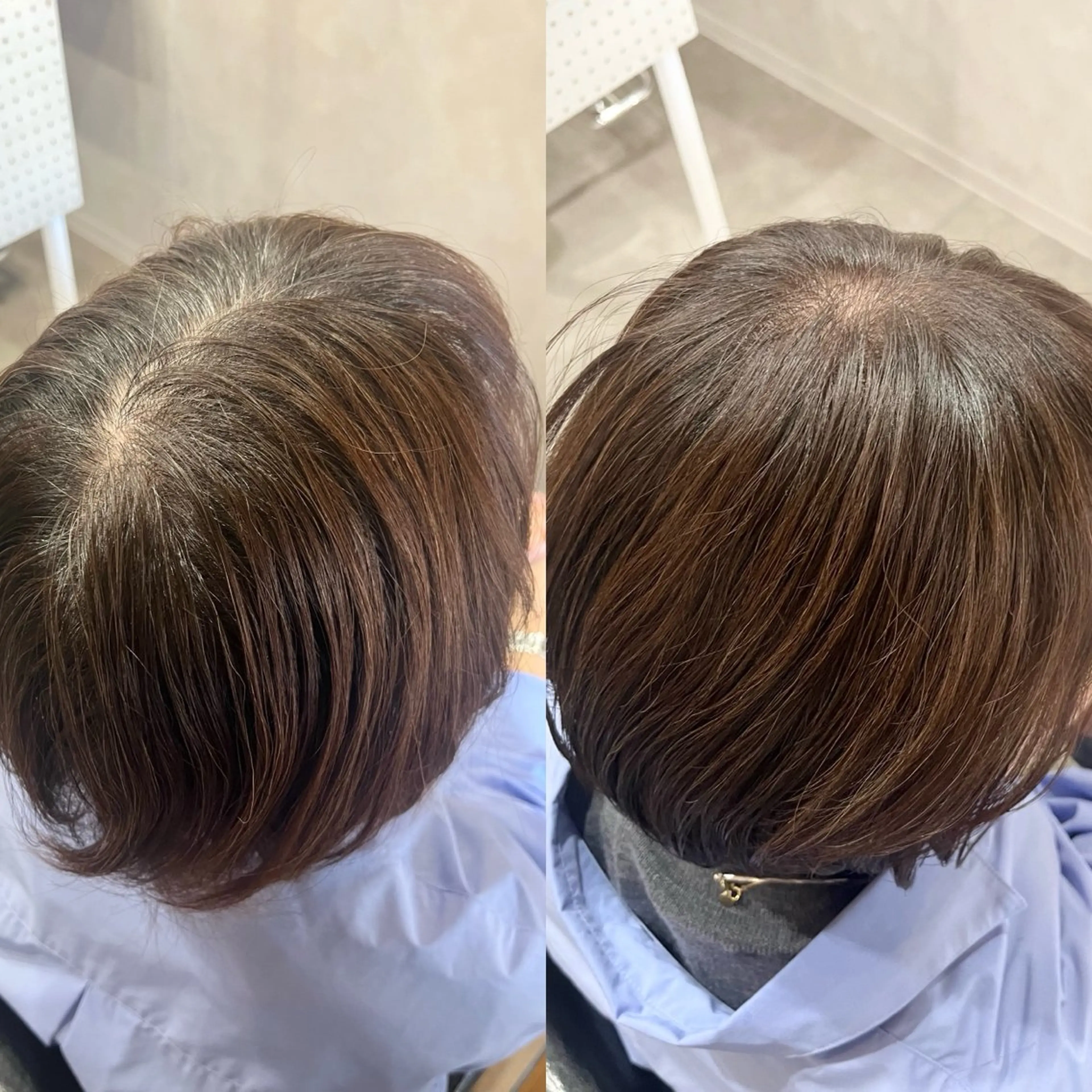 ショート カラー ブリーチ 透明感カラー 瀧　元気/ショート/ 白髪ぼかし/髪質改善のヘアスタイル