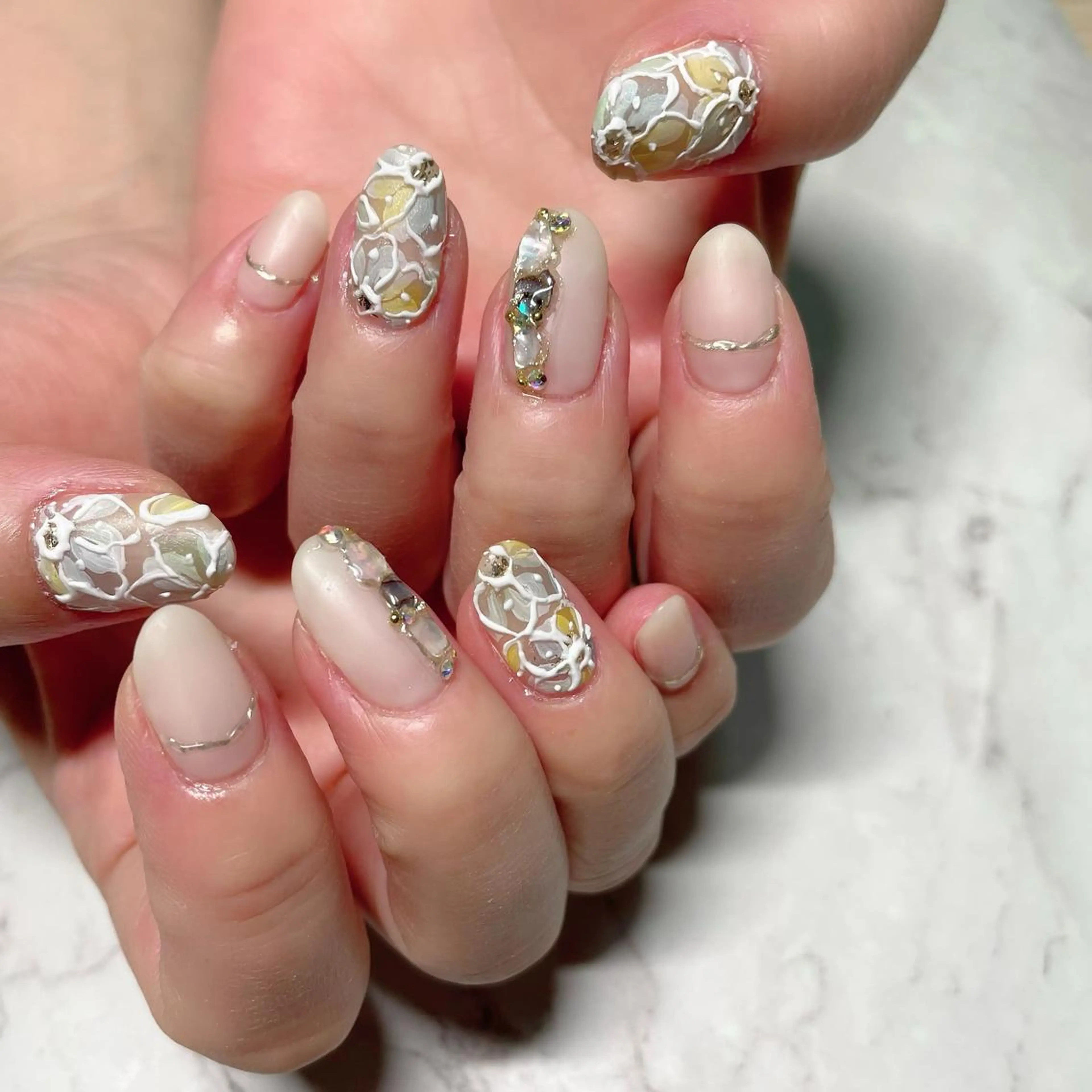 ネイル ハンドネイル y39nail toshiのネイルデザイン