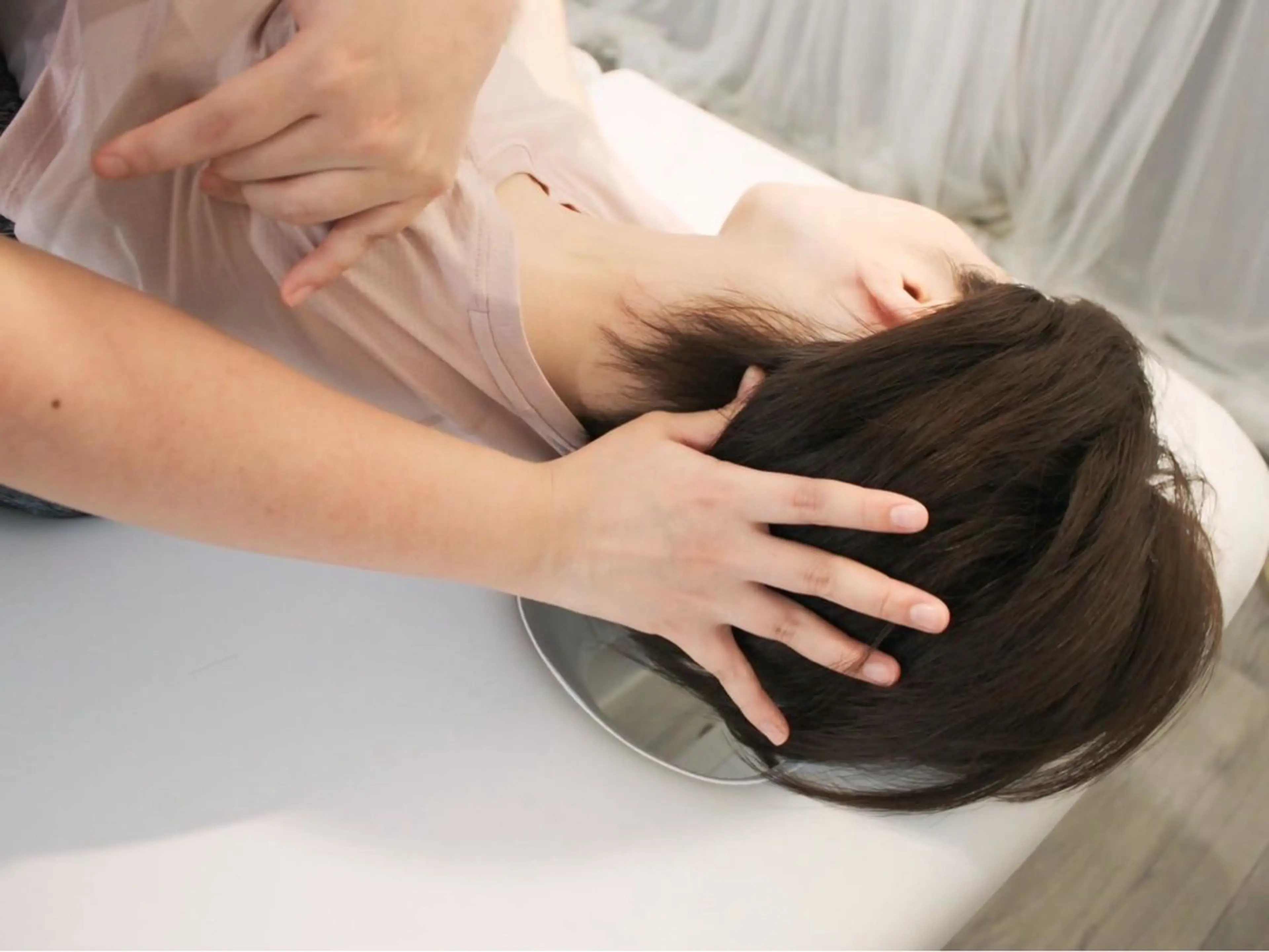 頭痛や眼精疲労に★ヘッドスパ10分【延長10分1500円】の写真