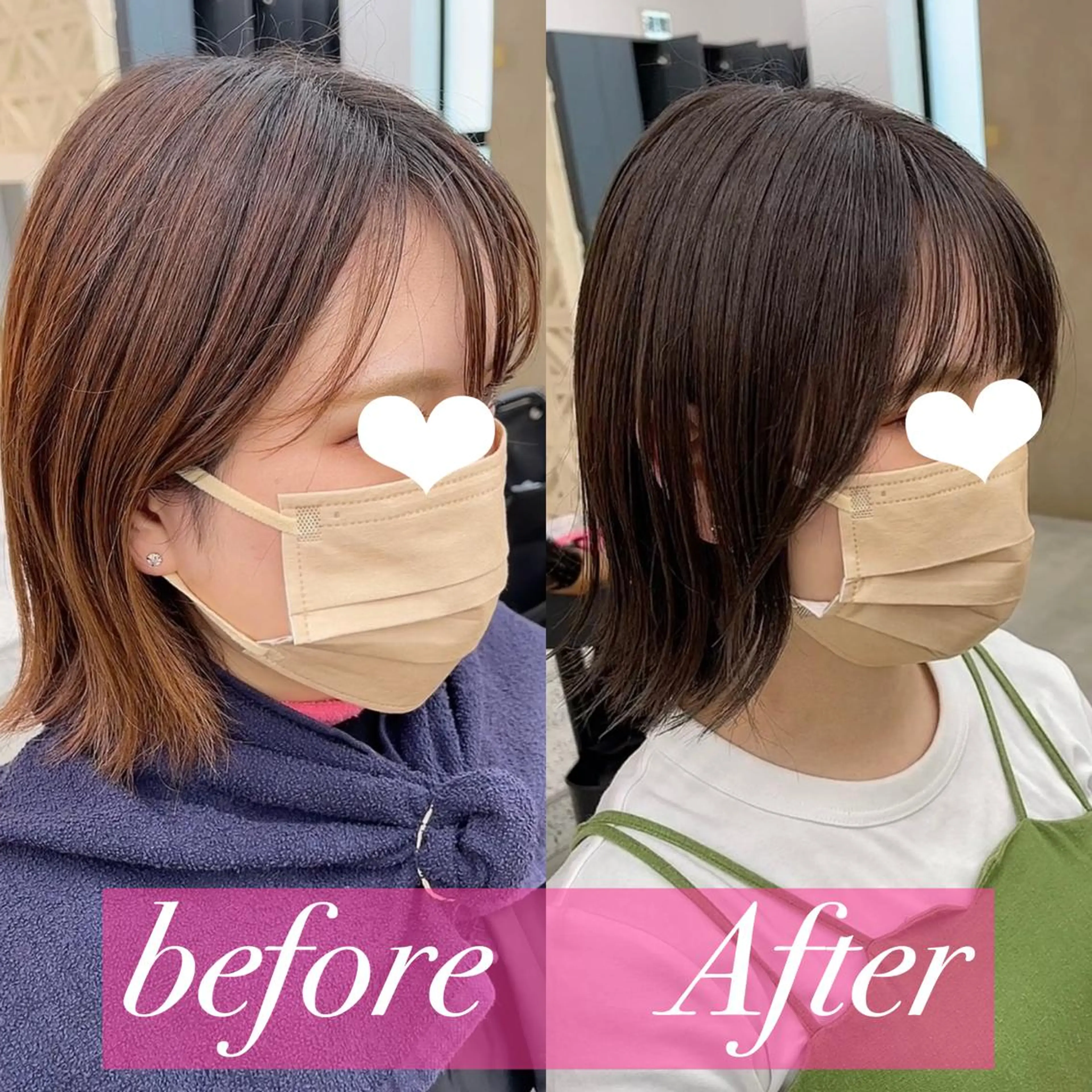 ミディアム くびれヘア 顔周りカット 髪質改善 韓国風ヘア レイヤーカット カット noe tton  【ノエ トトン】所属・だいや/メンズパーマ メンズカット/名古屋のヘアスタイル