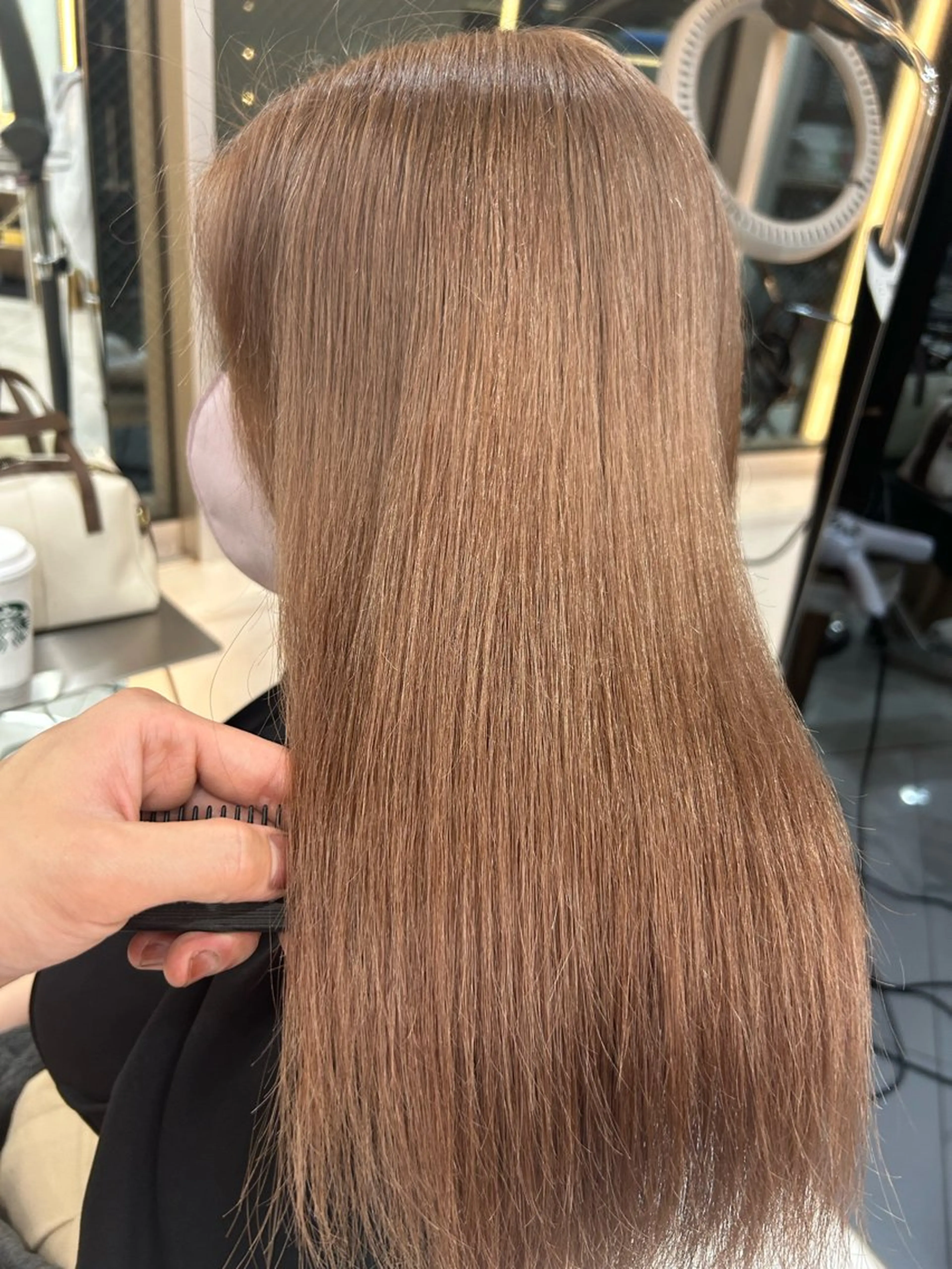 セミロング ヘアカラー Lapis渋谷　中村 越のヘアスタイル