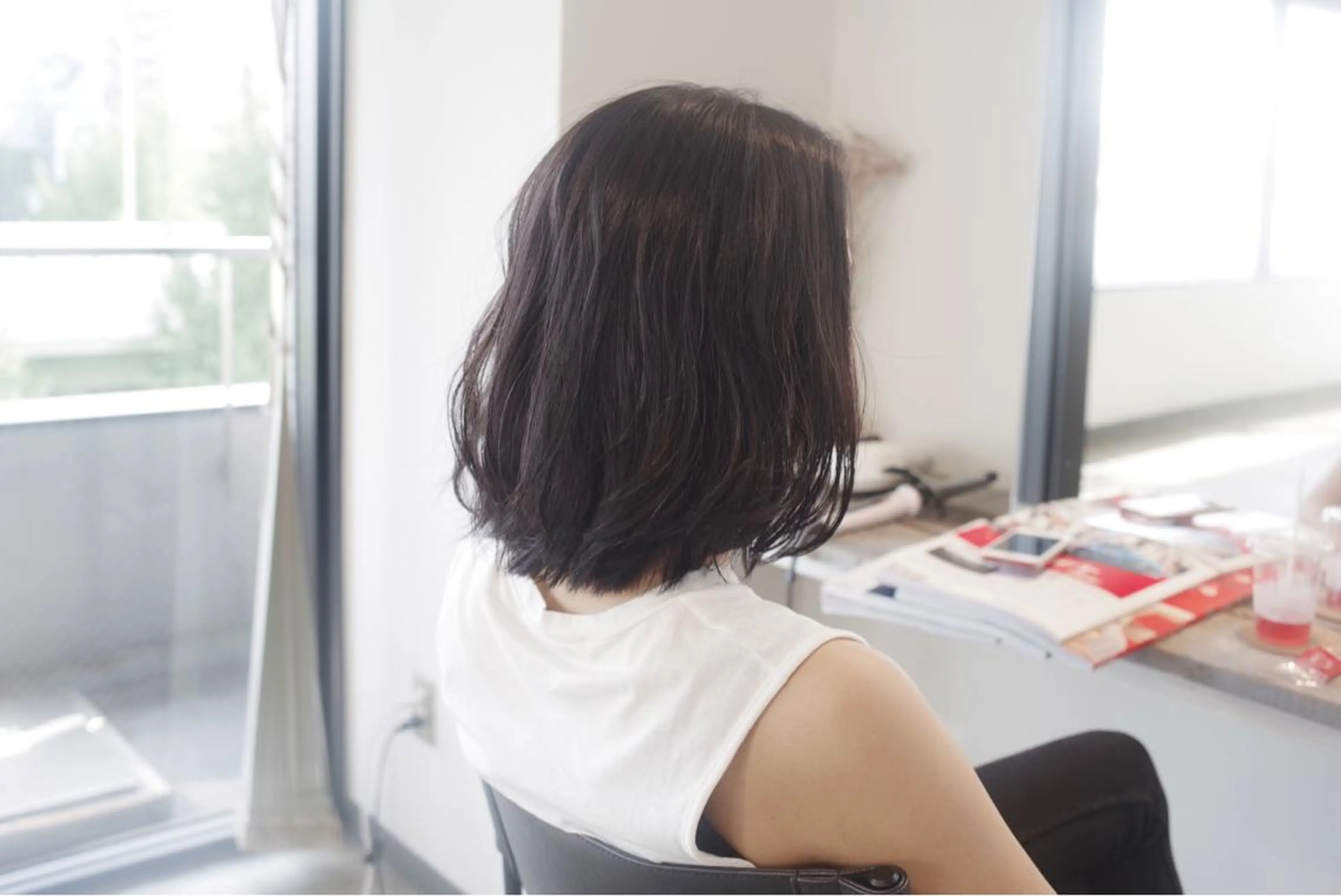 ミディアム etore 矢場町 南沙希のヘアスタイル