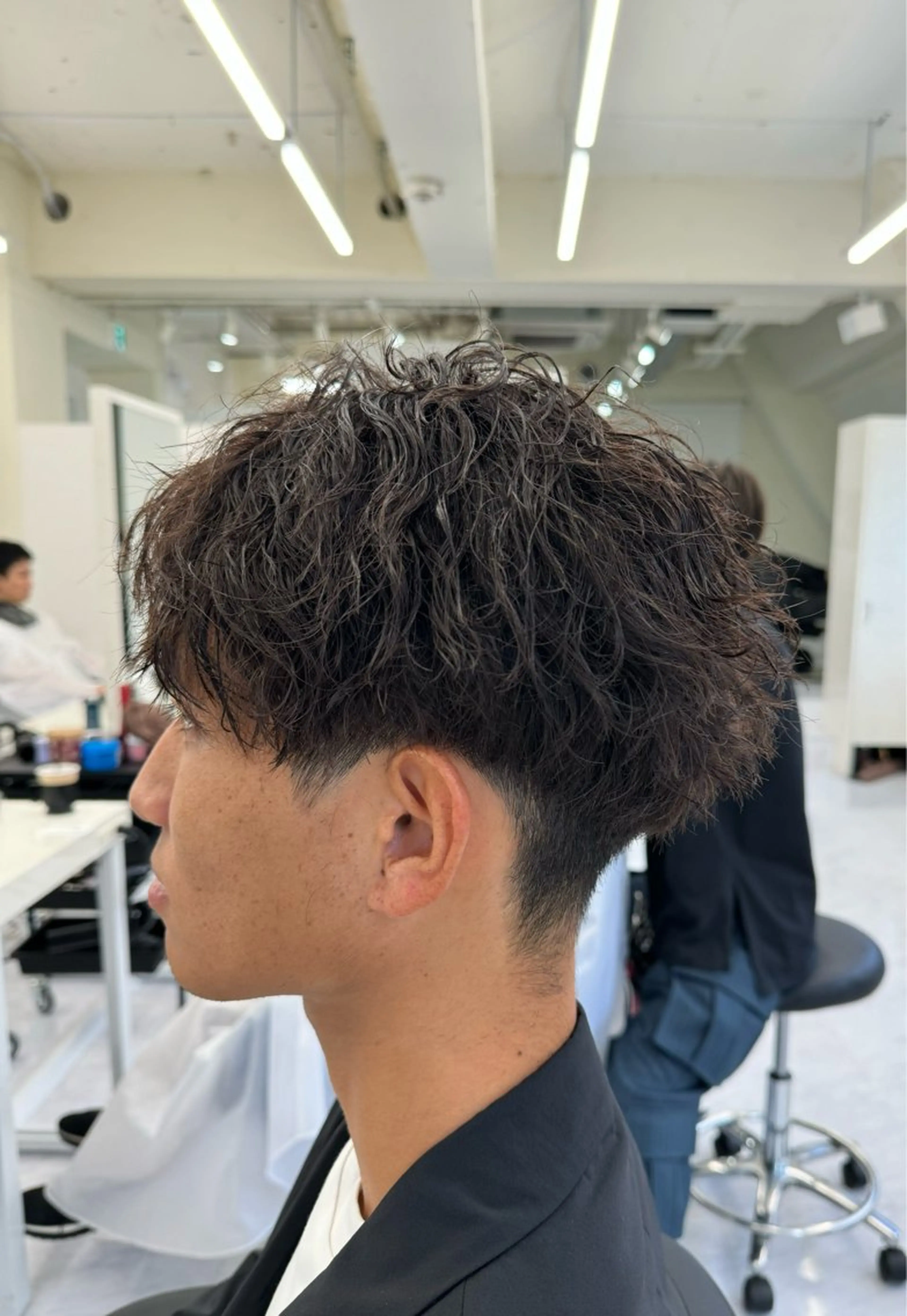 パーマ メンズ little石川 秀のヘアスタイル