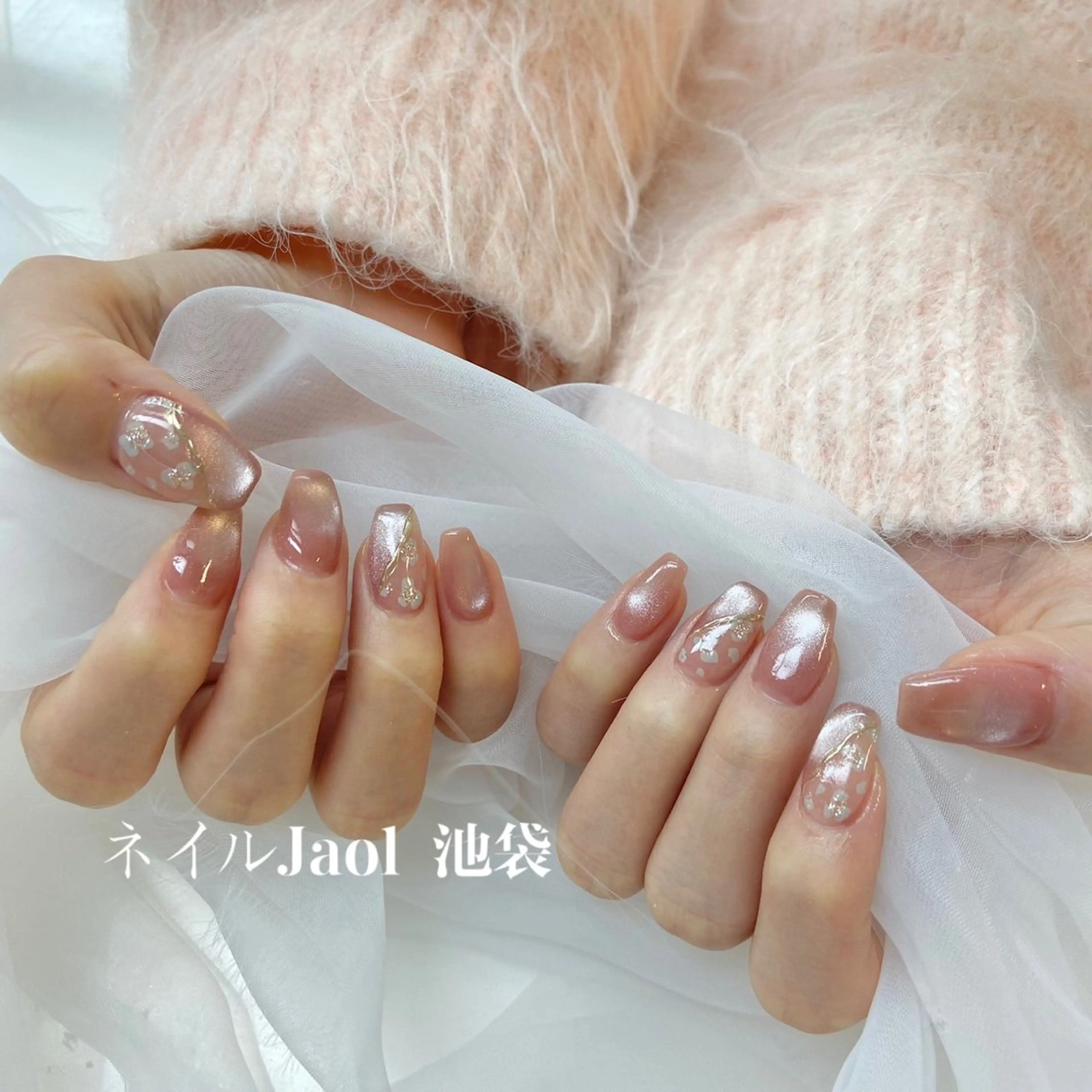 ミディアム ネイルJaol 池袋のネイルデザイン