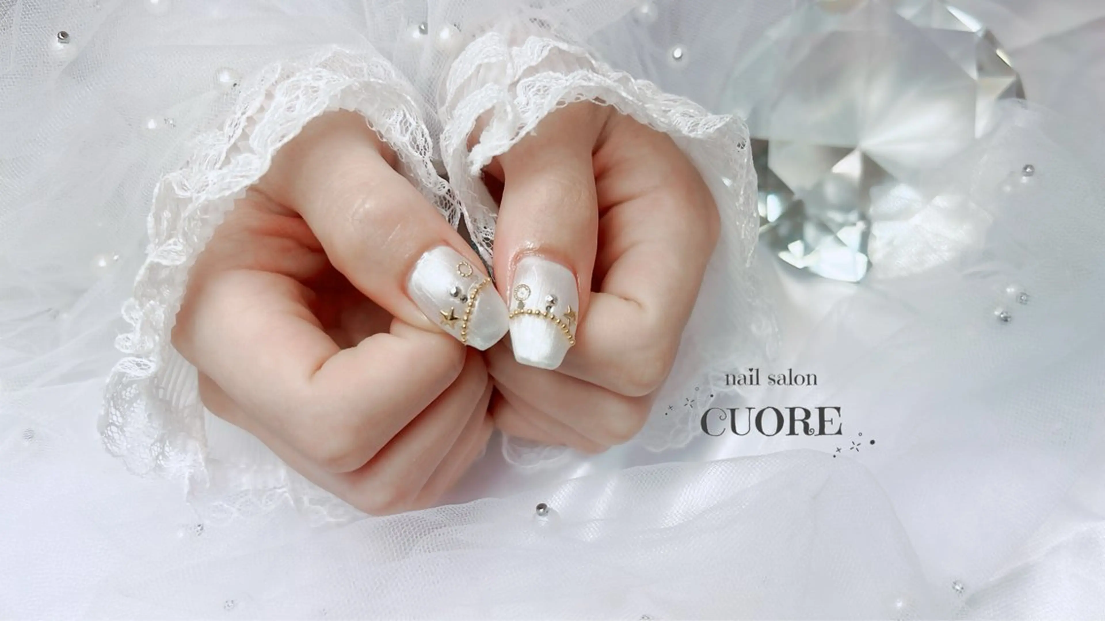 ネイル 持ち込み 夏ネイル nail salon CUOREのネイルデザイン