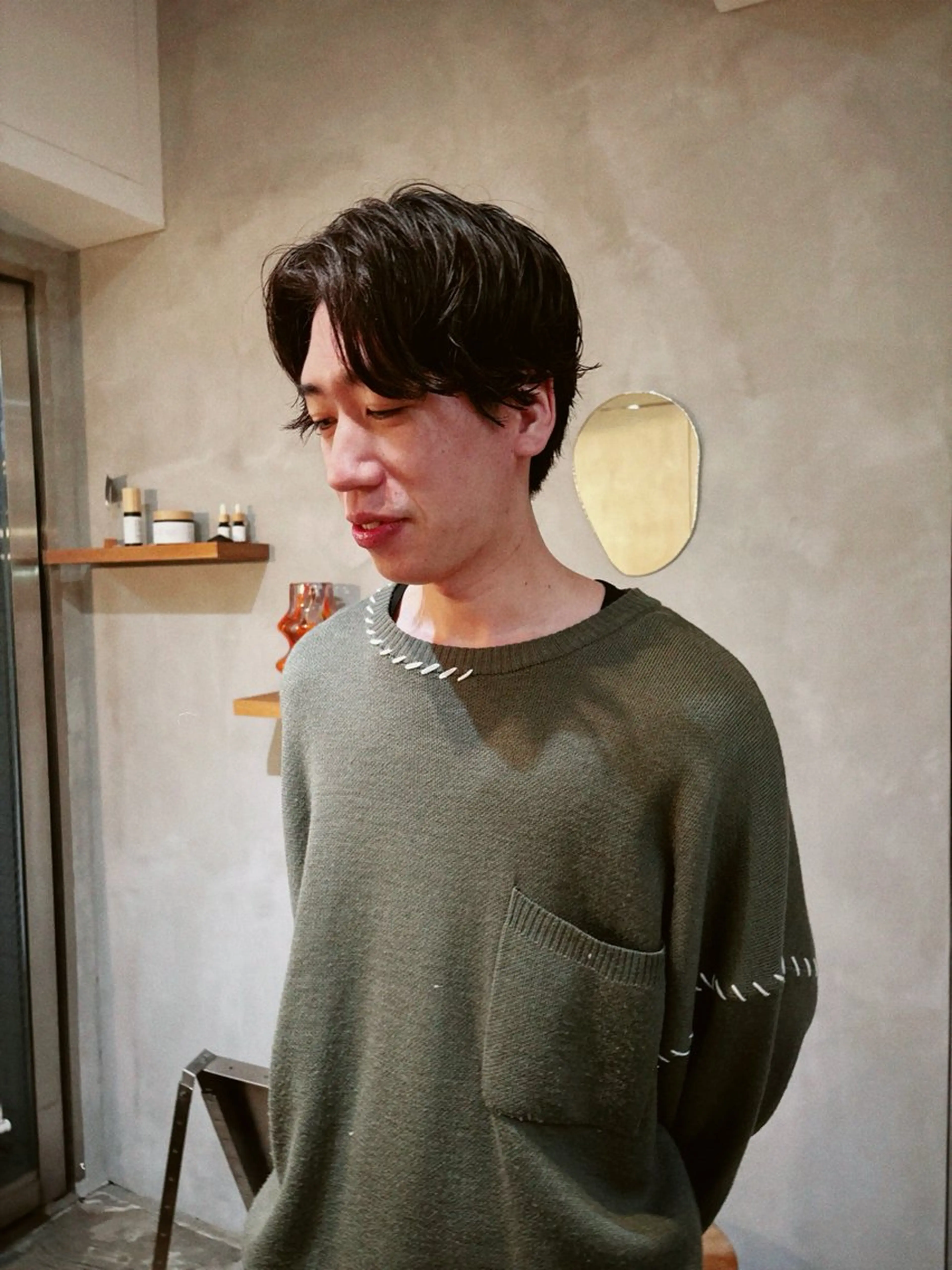 ショート カット パーマ 大人メンズショート/ ナチュラルヘア/福田のヘアスタイル