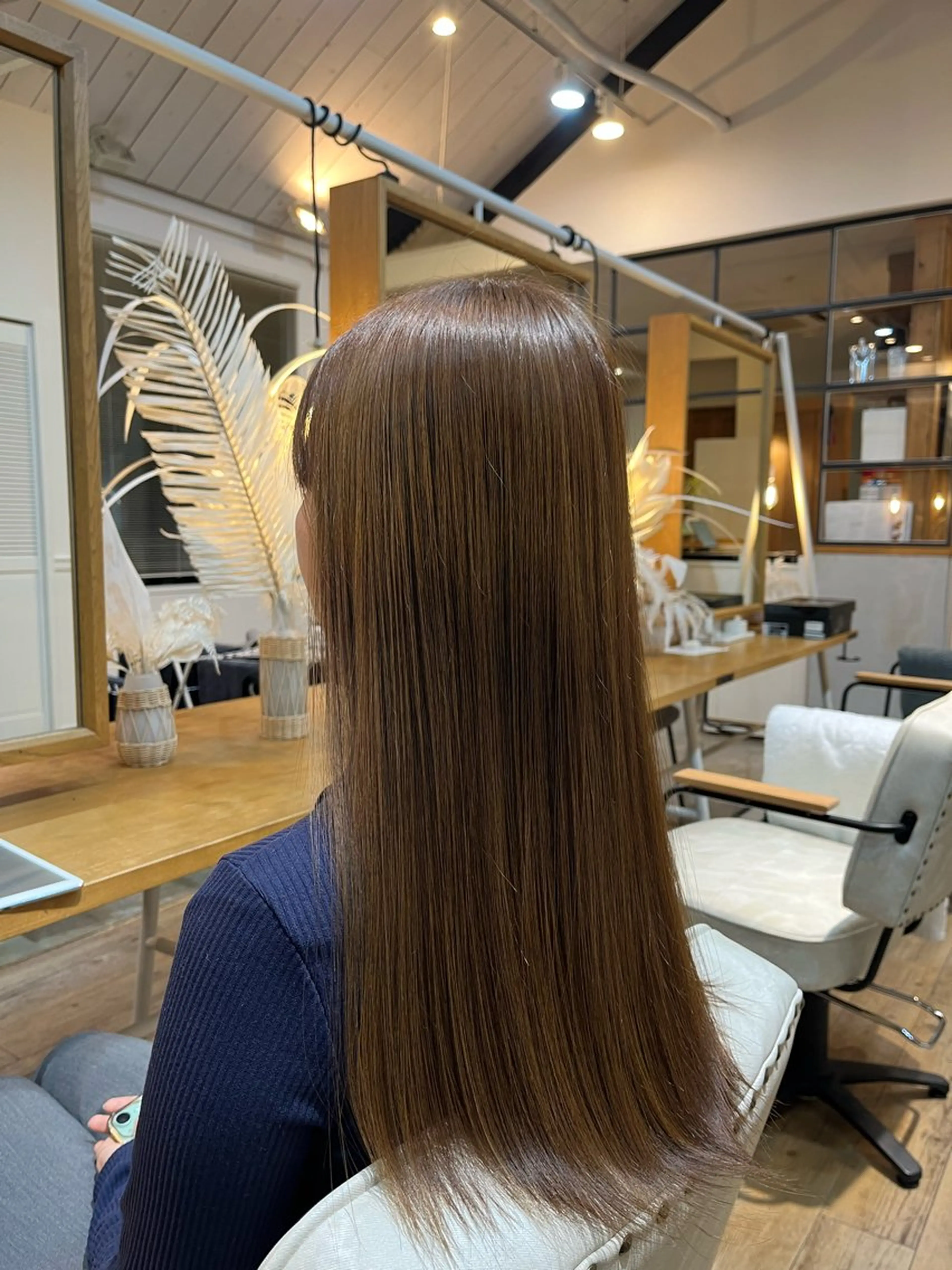 ロング カラー SPUR ふうのヘアスタイル