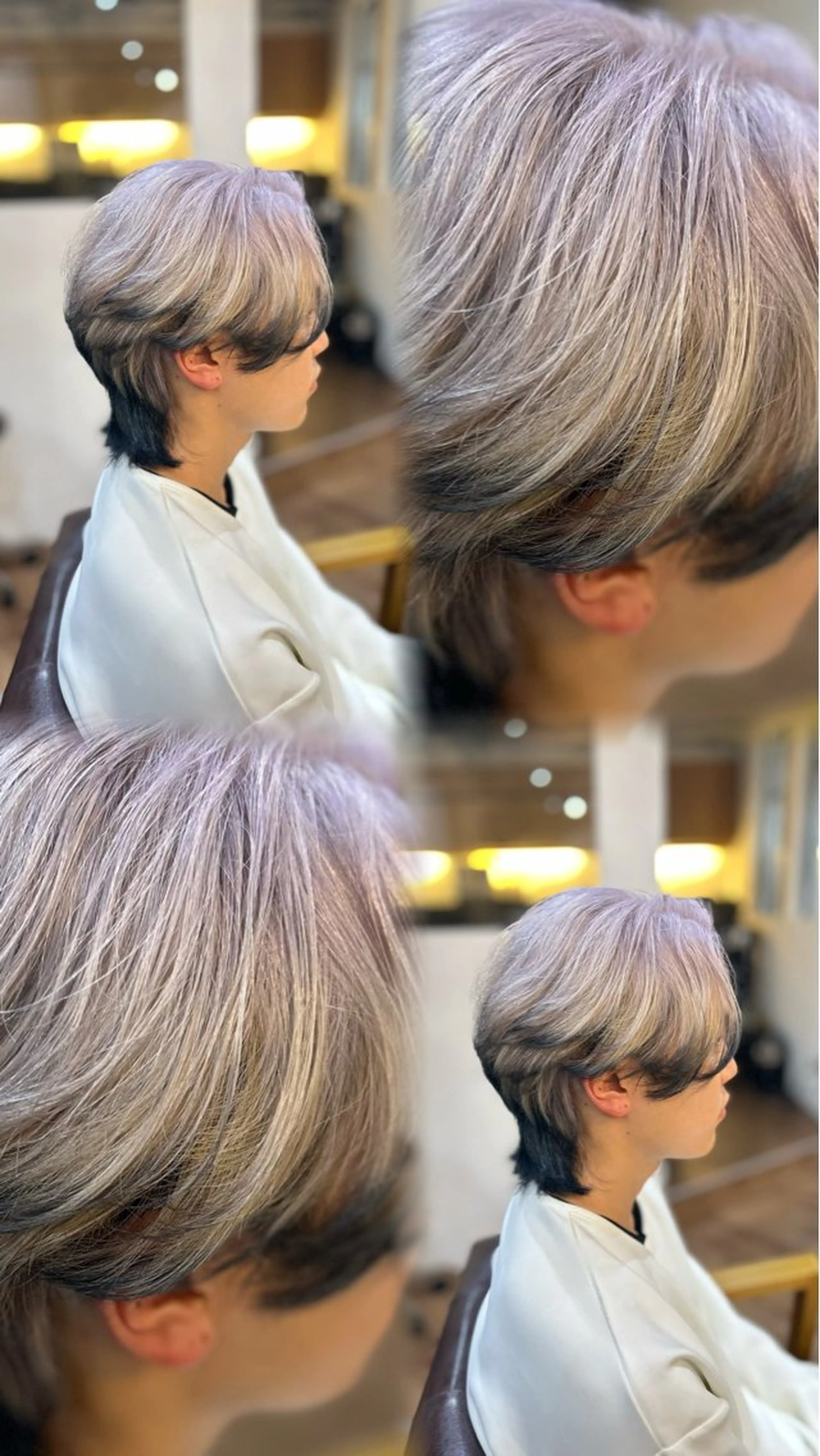 カラー メンズ メンズブリーチ ブリーチ 河田 日和のヘアスタイル