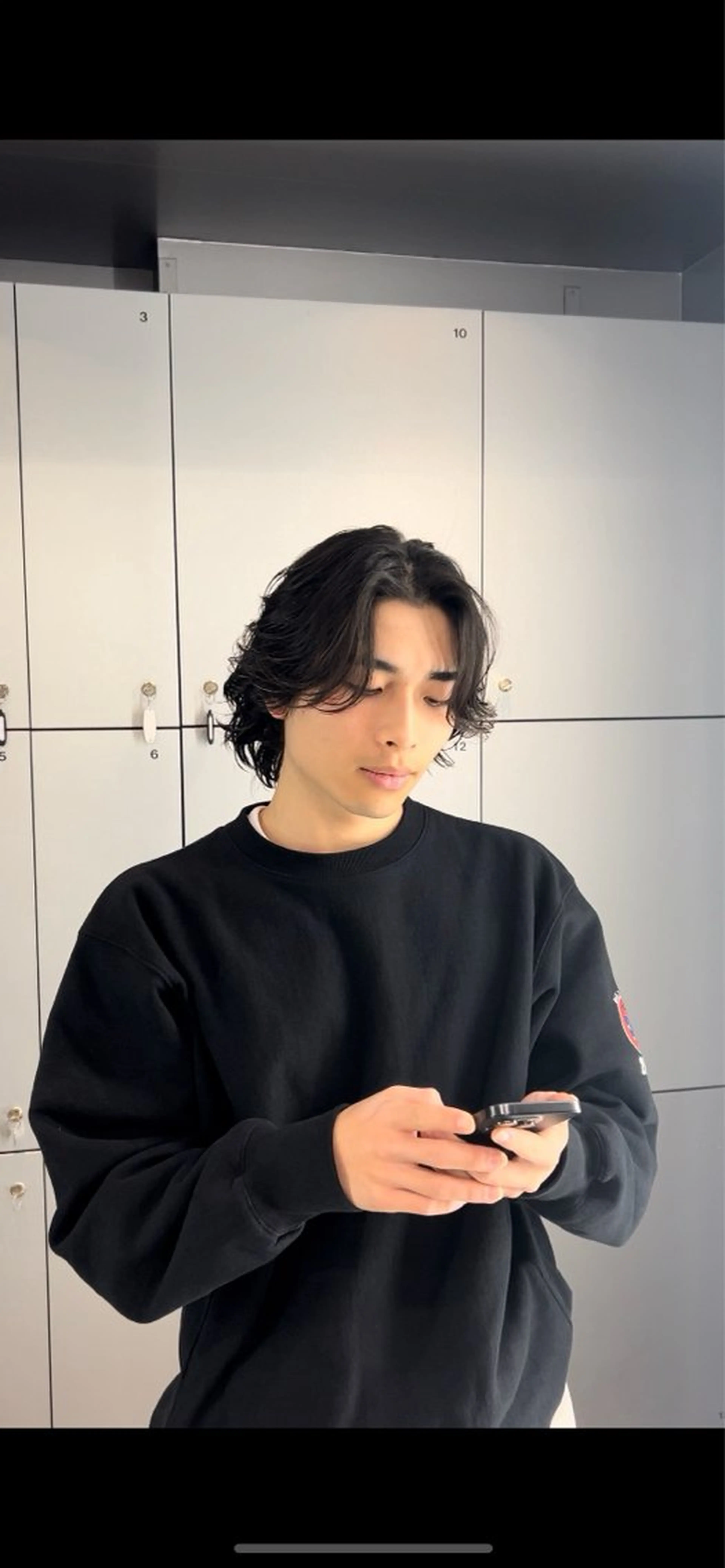 パーマ メンズ 藤平海音/fifth PARKのヘアスタイル