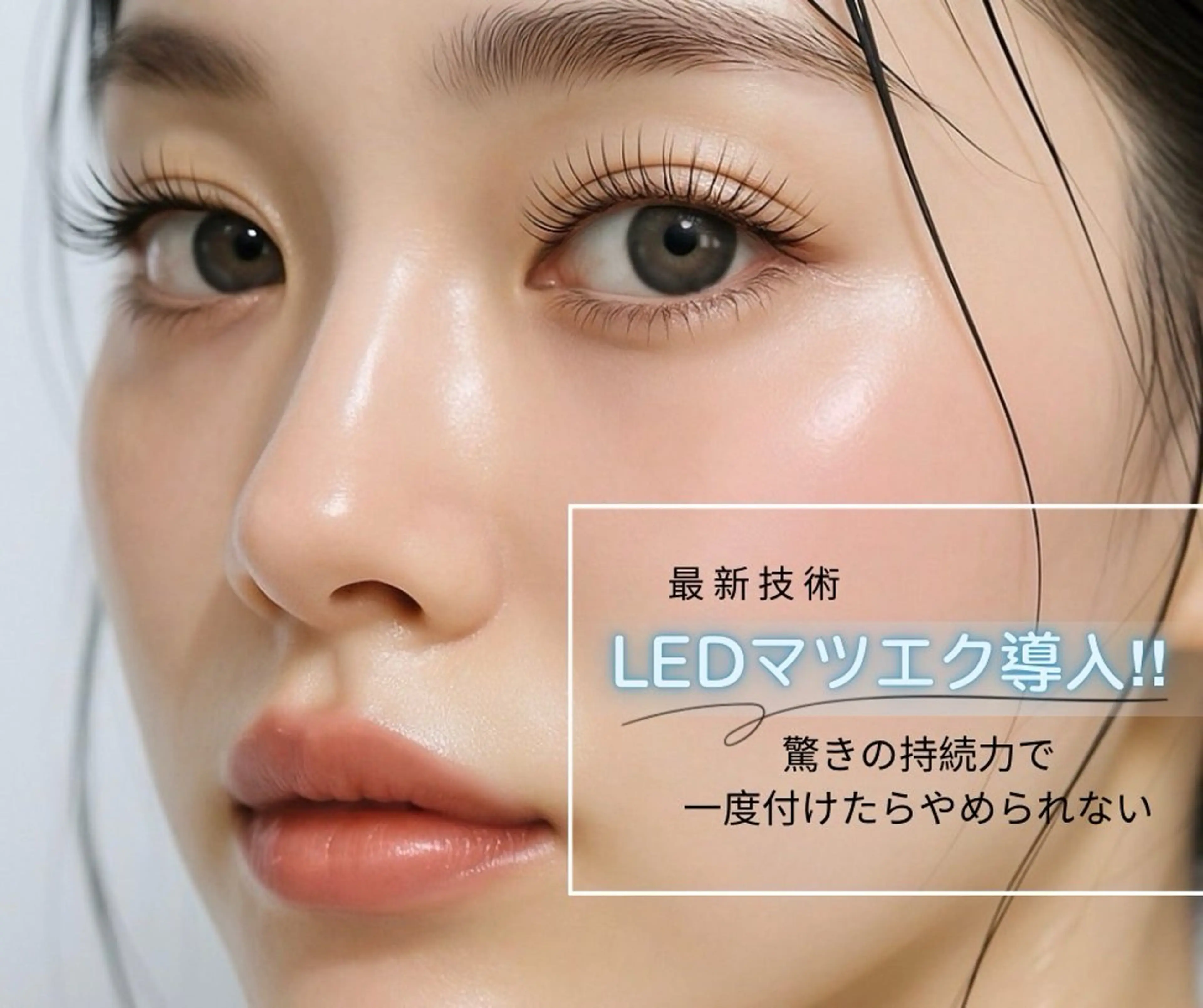 LEDマツエク✨100本🪄最新技術で最強持続力✨の写真