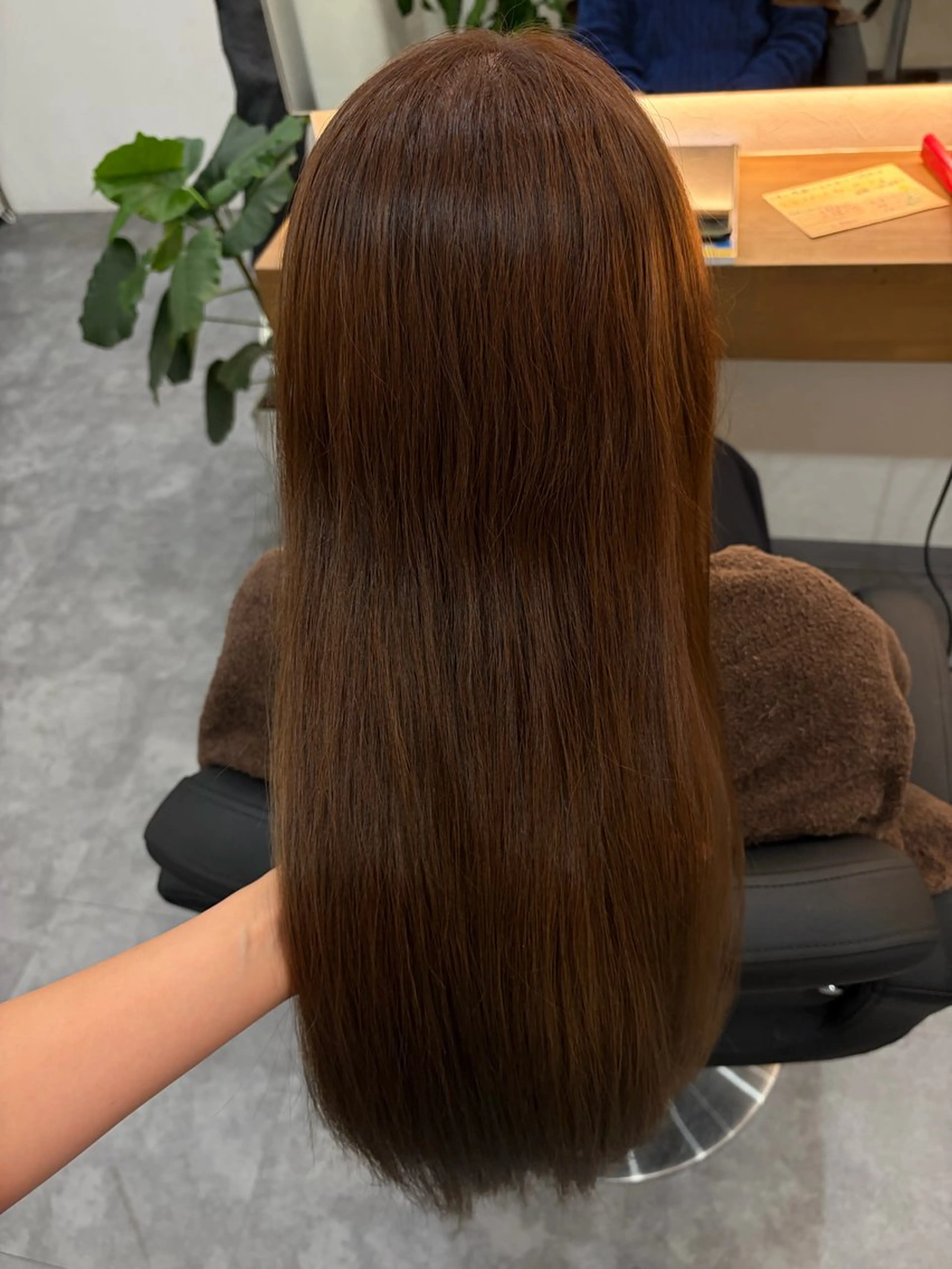 ロング カラー ベージュカラー ブリーチ 透明感カラー ダブルカラー ブリーチなしカラー カット ヘアカラー 郡山/透明感カラー /馬場アンドレアのヘアスタイル