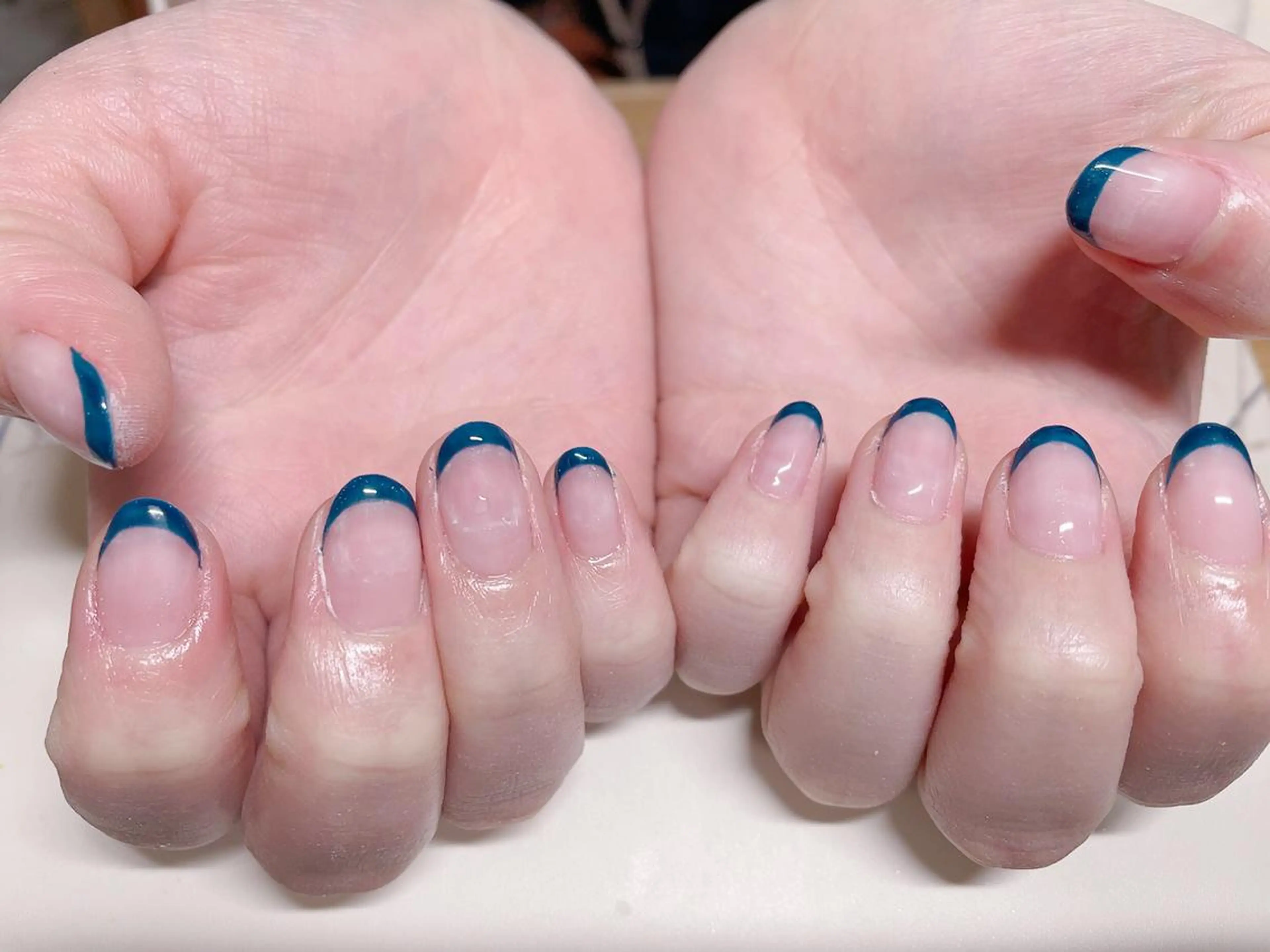 ネイル オーロラネイル フラワーネイル フットネイル フレンチネイル ジェルネイル mogunail &blowのネイルデザイン