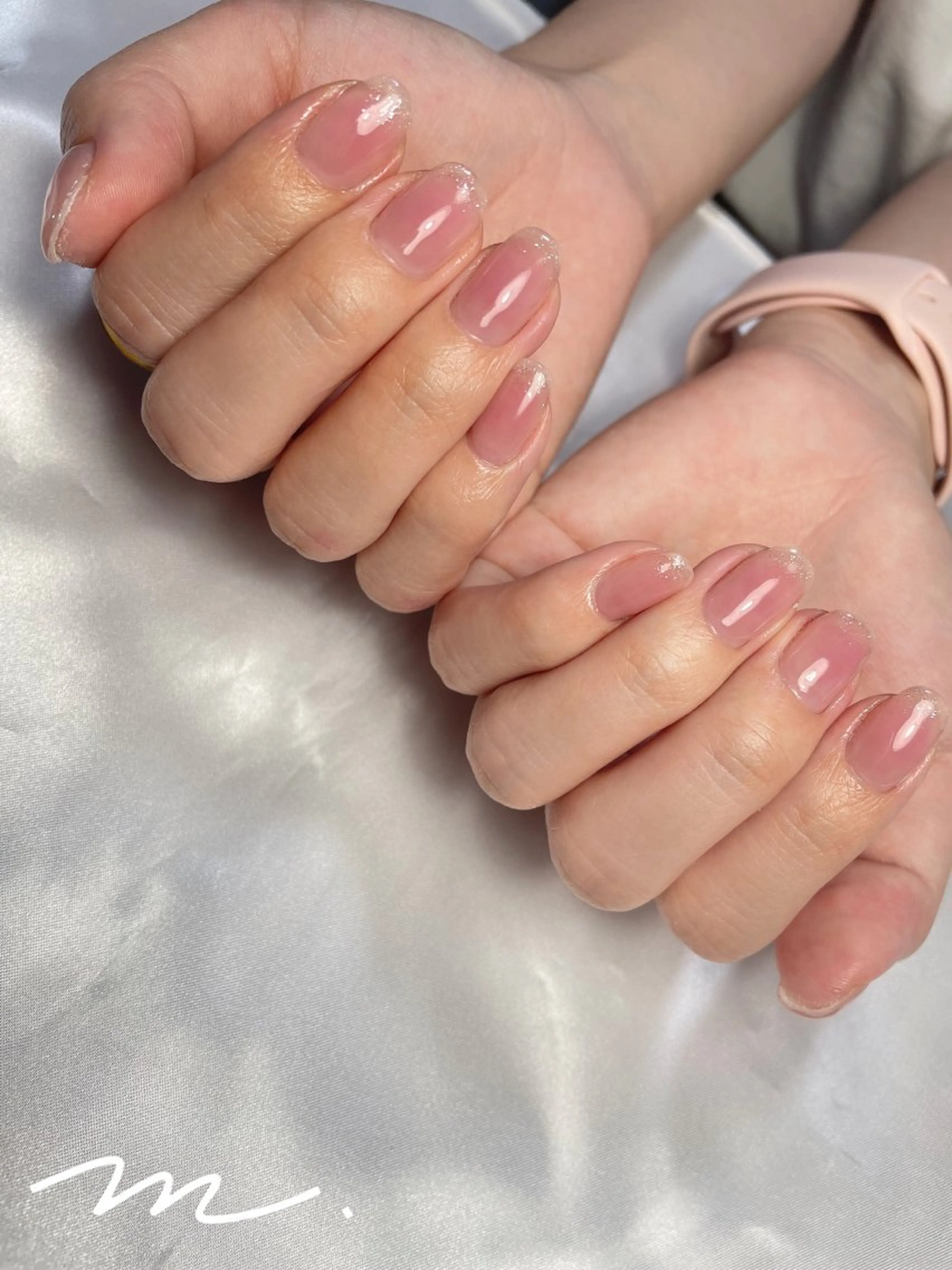 ネイル 氷ネイル・うるうるネイル ハンドネイル Mare nailのネイルデザイン