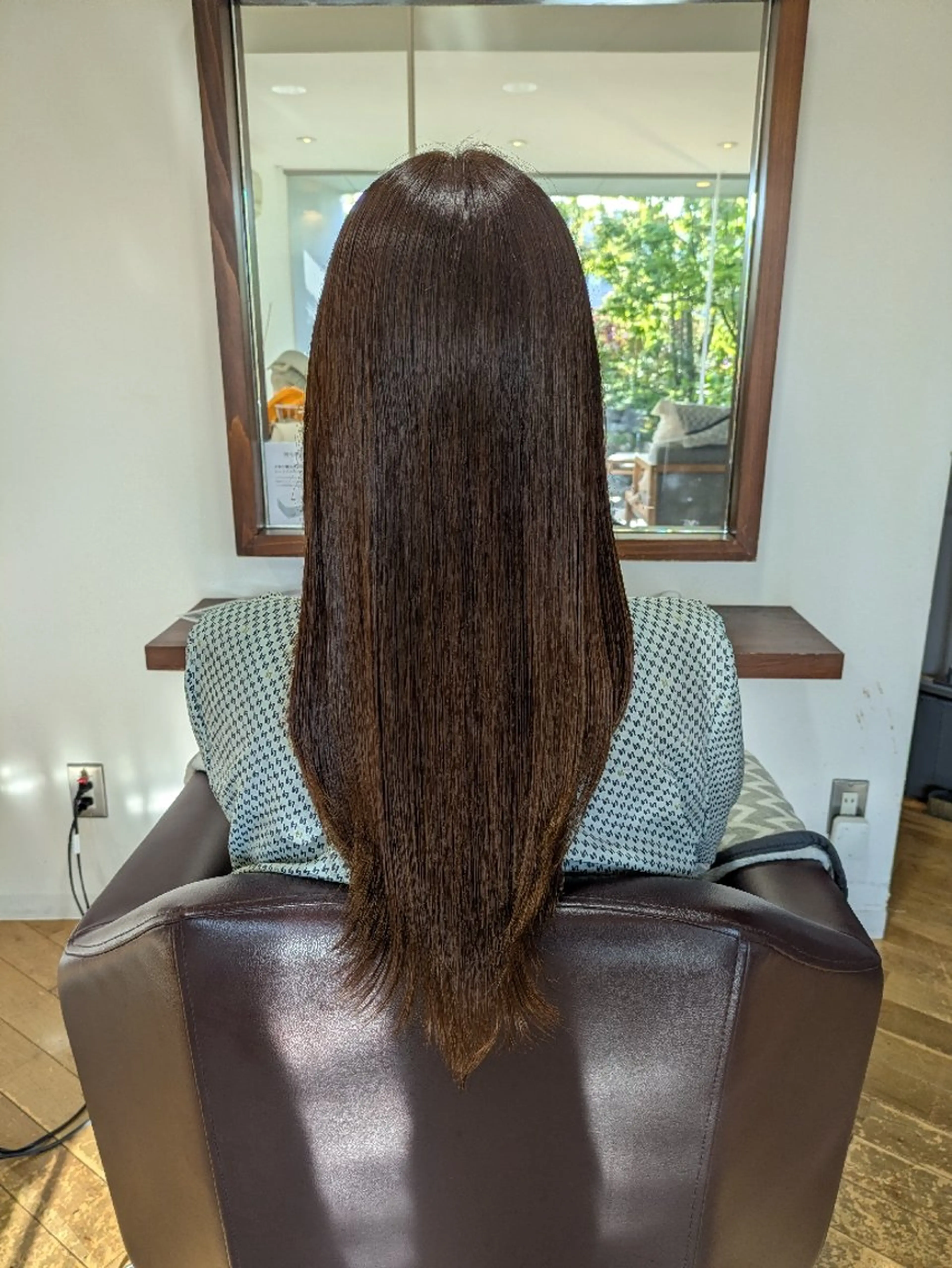 ロング カラー 髪質改善 藤原 歩生のヘアスタイル