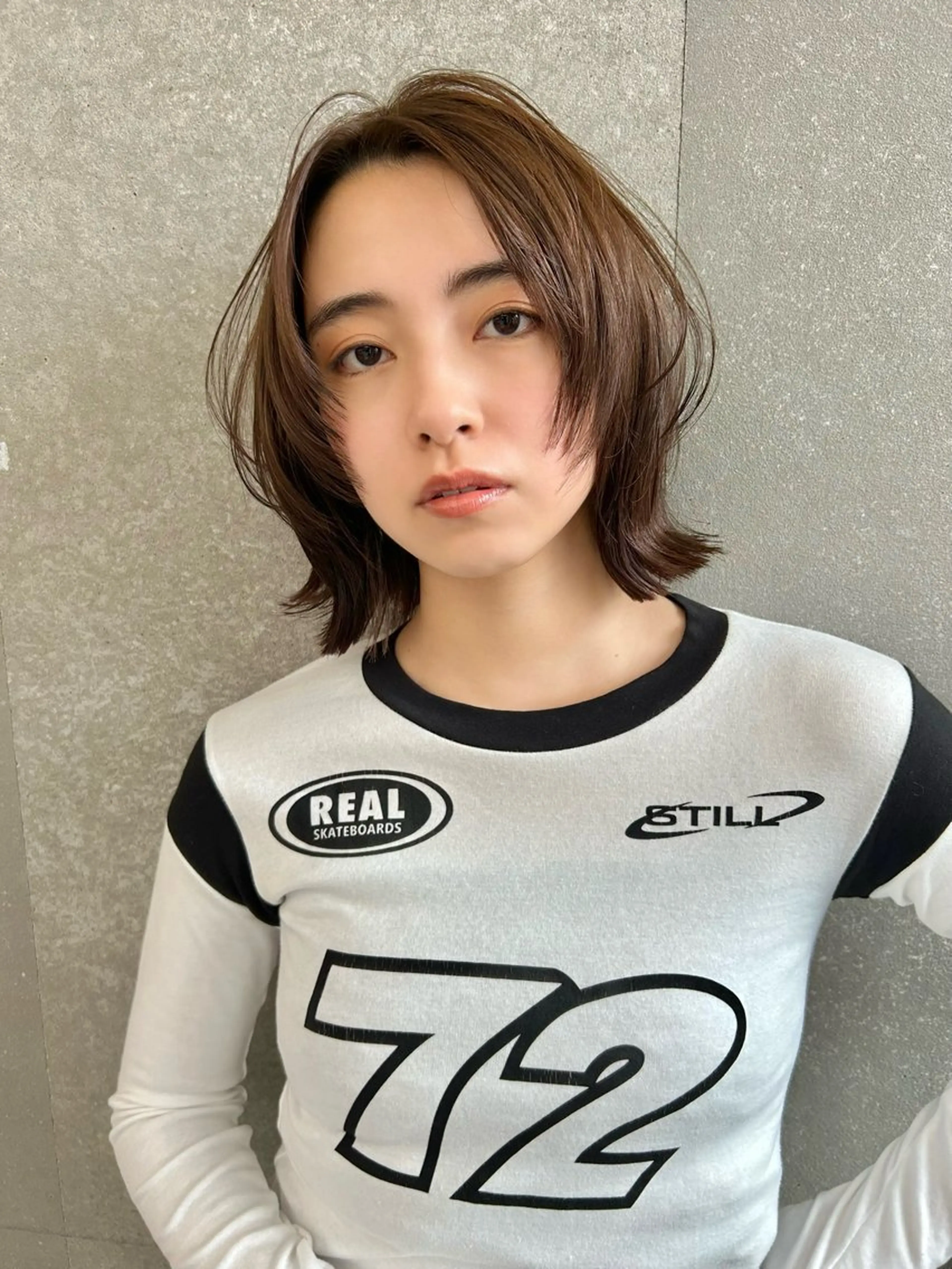 ミディアム カラー ヘアアレンジ メンズ ❣️レイヤーカット ❣️渡部晃輝のヘアスタイル