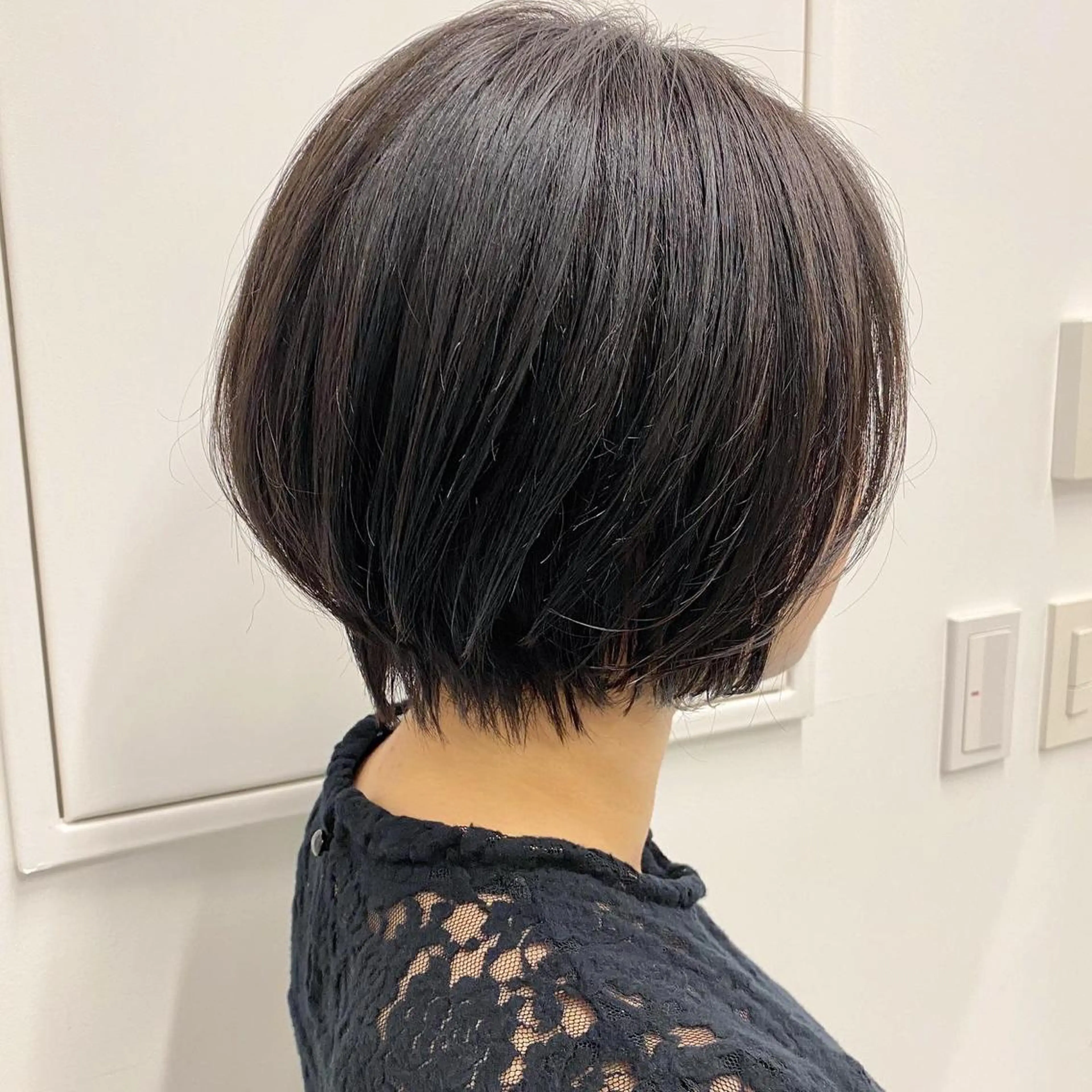 ショート カラー アディクシーカラー ネイビーカラー 似合わせ専門美容師 なかじまのヘアスタイル