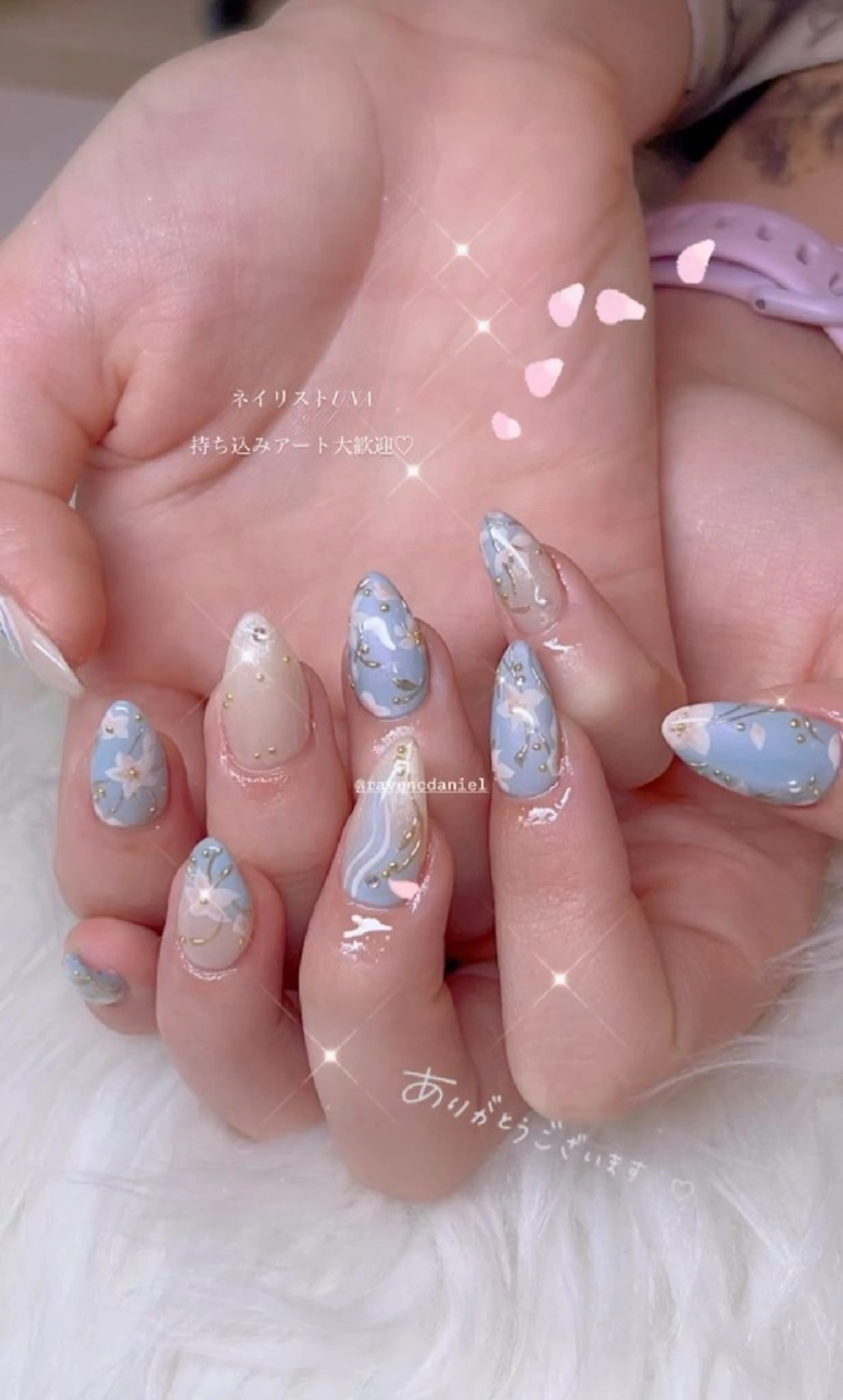 ネイル アートネイル 春ネイル ワンホンネイル ハンドネイル I LOVE ME NAIL.｡.:*♡のネイルデザイン