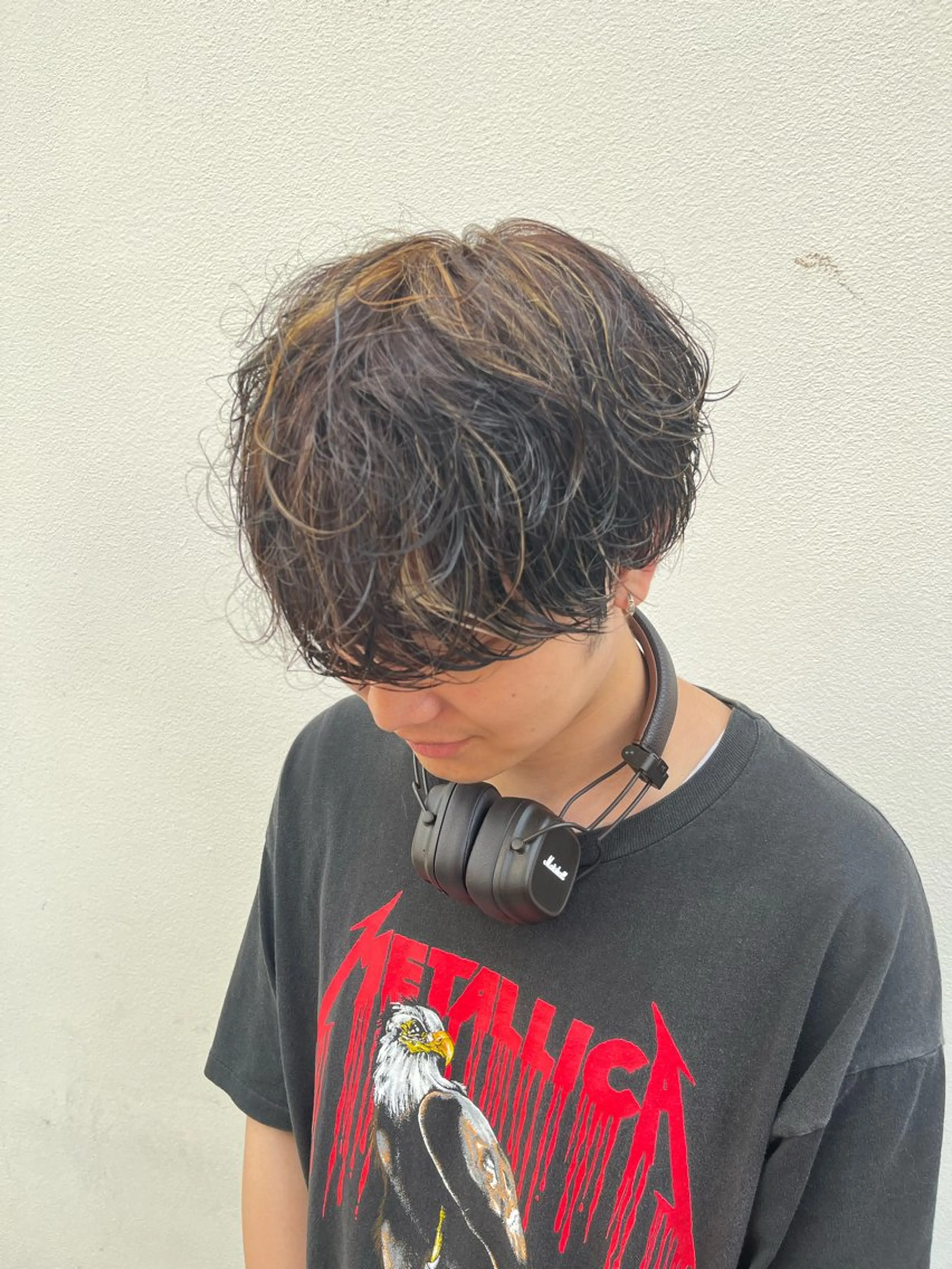カラー ヘアアレンジ メンズ ボブ×艶カラー 特化・リクト💥のヘアスタイル
