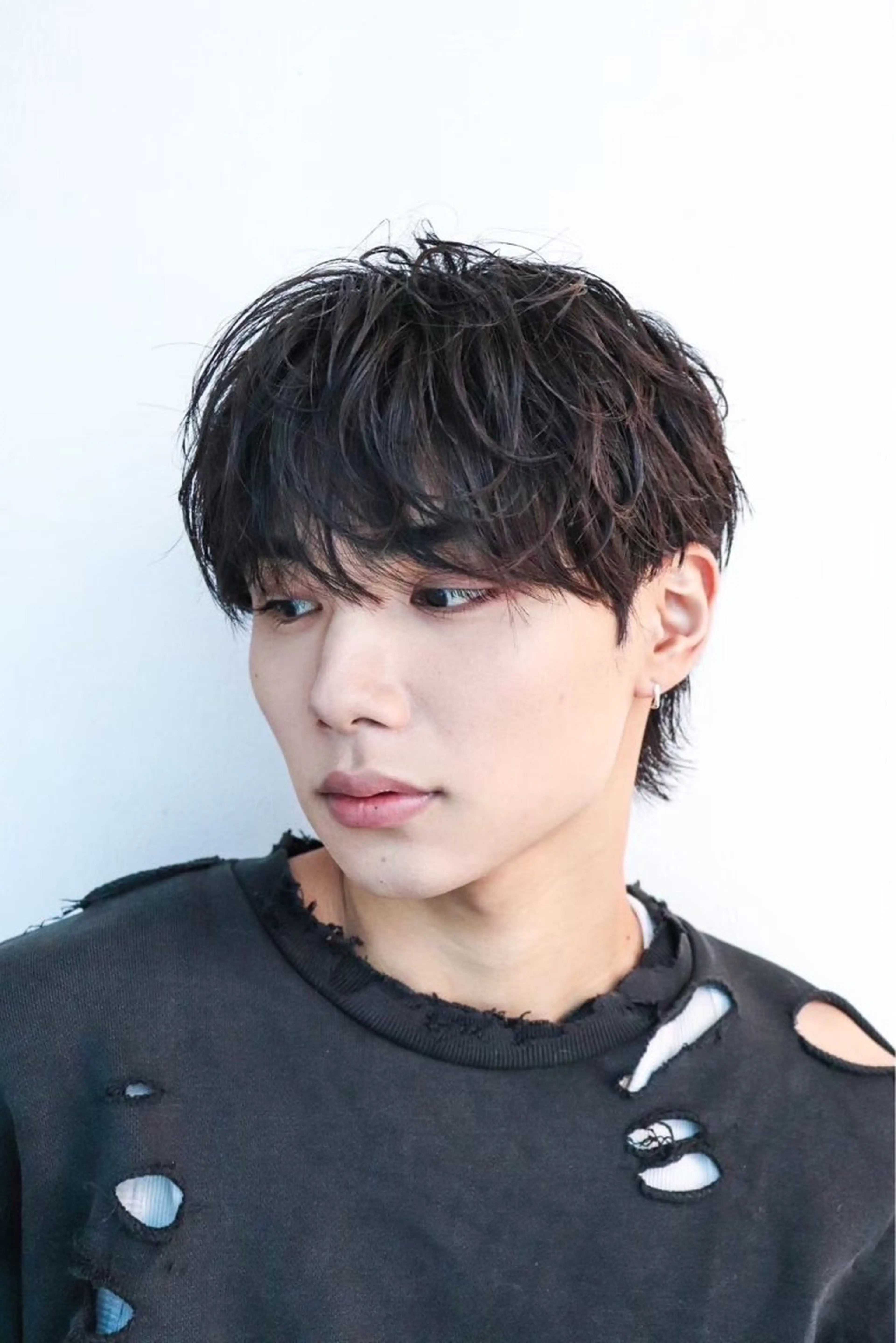 【メンズ】【U24以下限定】写真のようなシャドウパーマをさせていただけるお客様を募集しております🙇※注意事項有りの写真