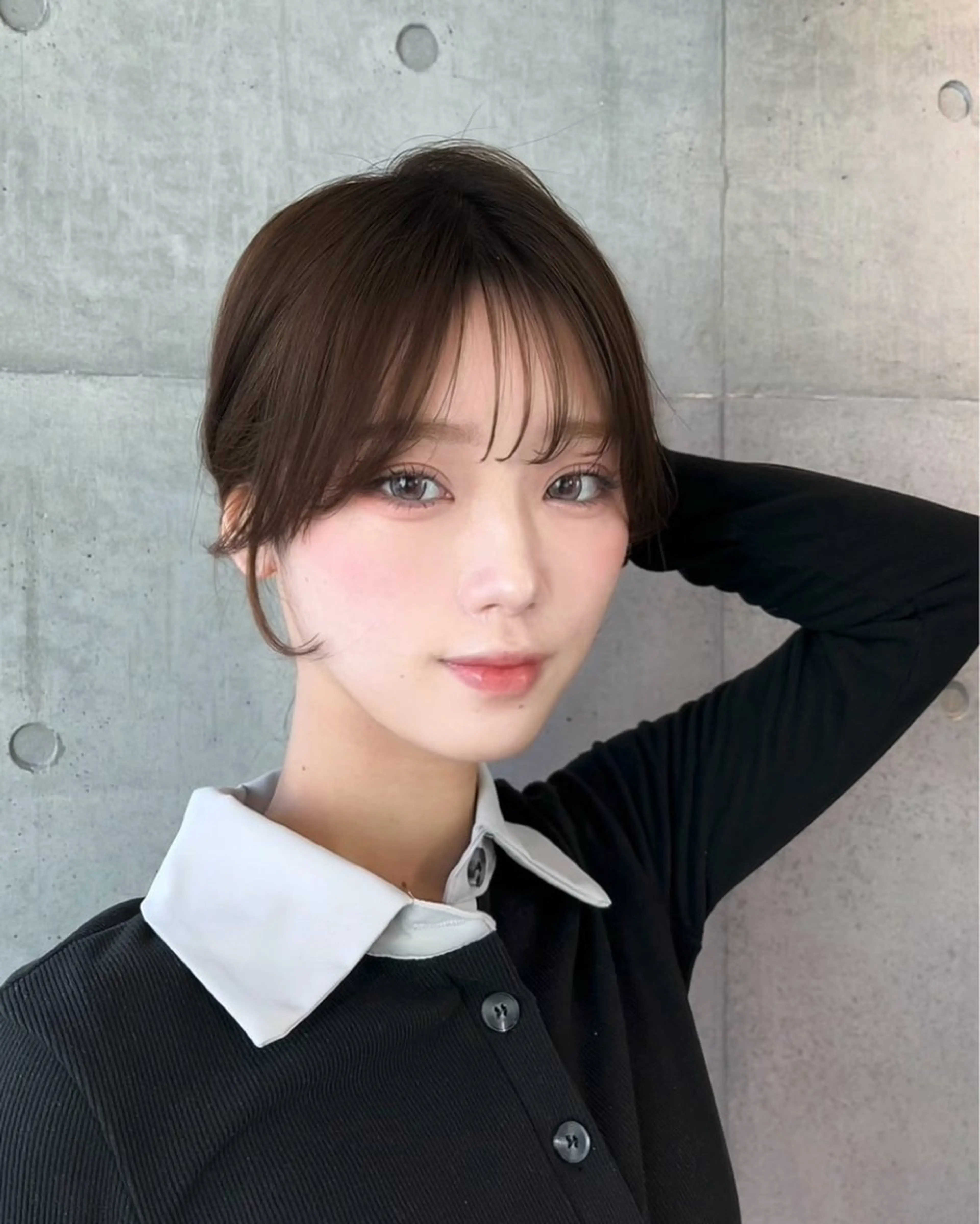 セミロング カラー カット ヘアカラー トリートメント 🌫️大人韓国ヘア 🌫️naoyaのヘアスタイル
