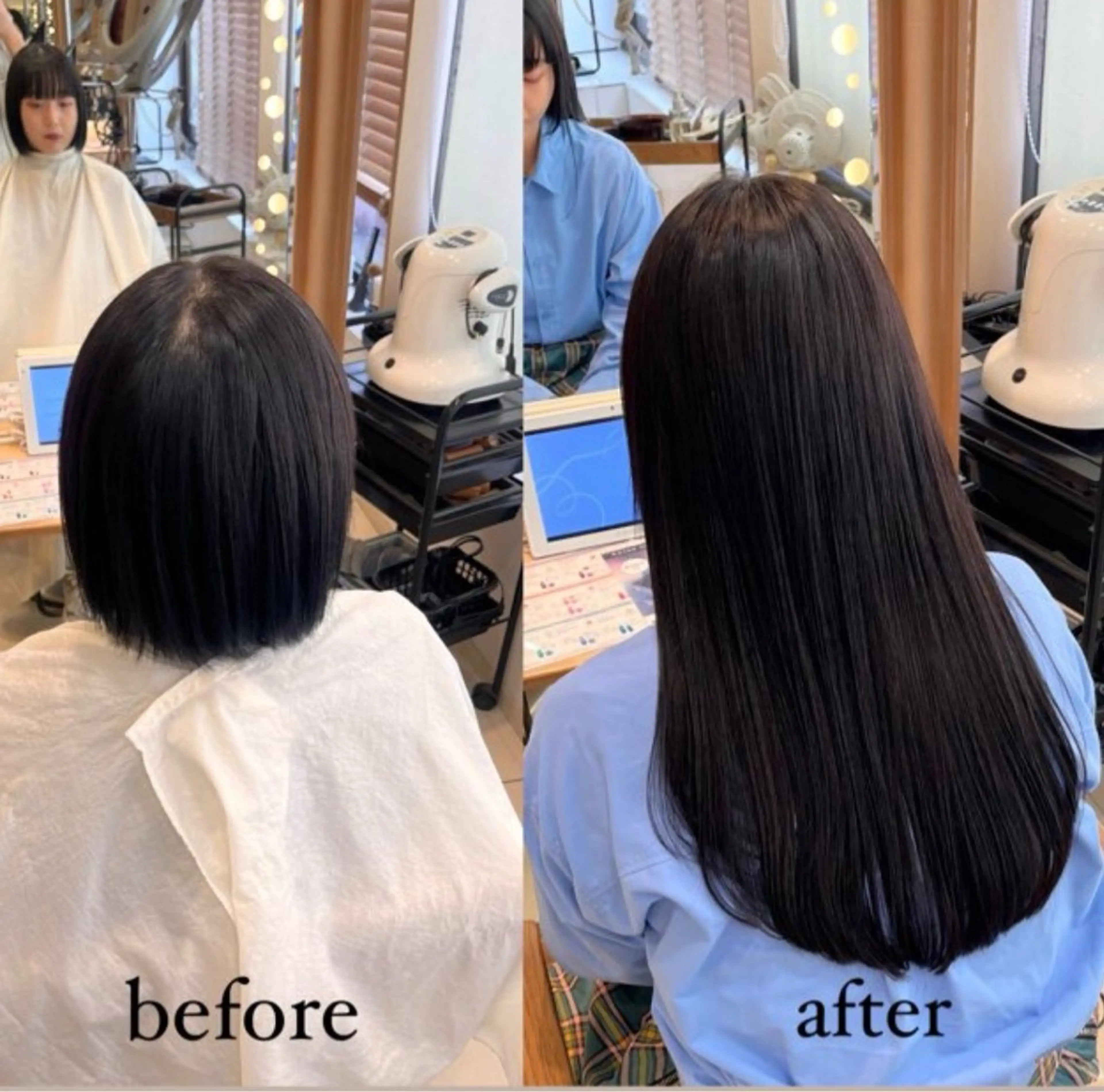 ロング エクステ ブリーチ/エクステ/ 透明感カラー/さくらのヘアスタイル