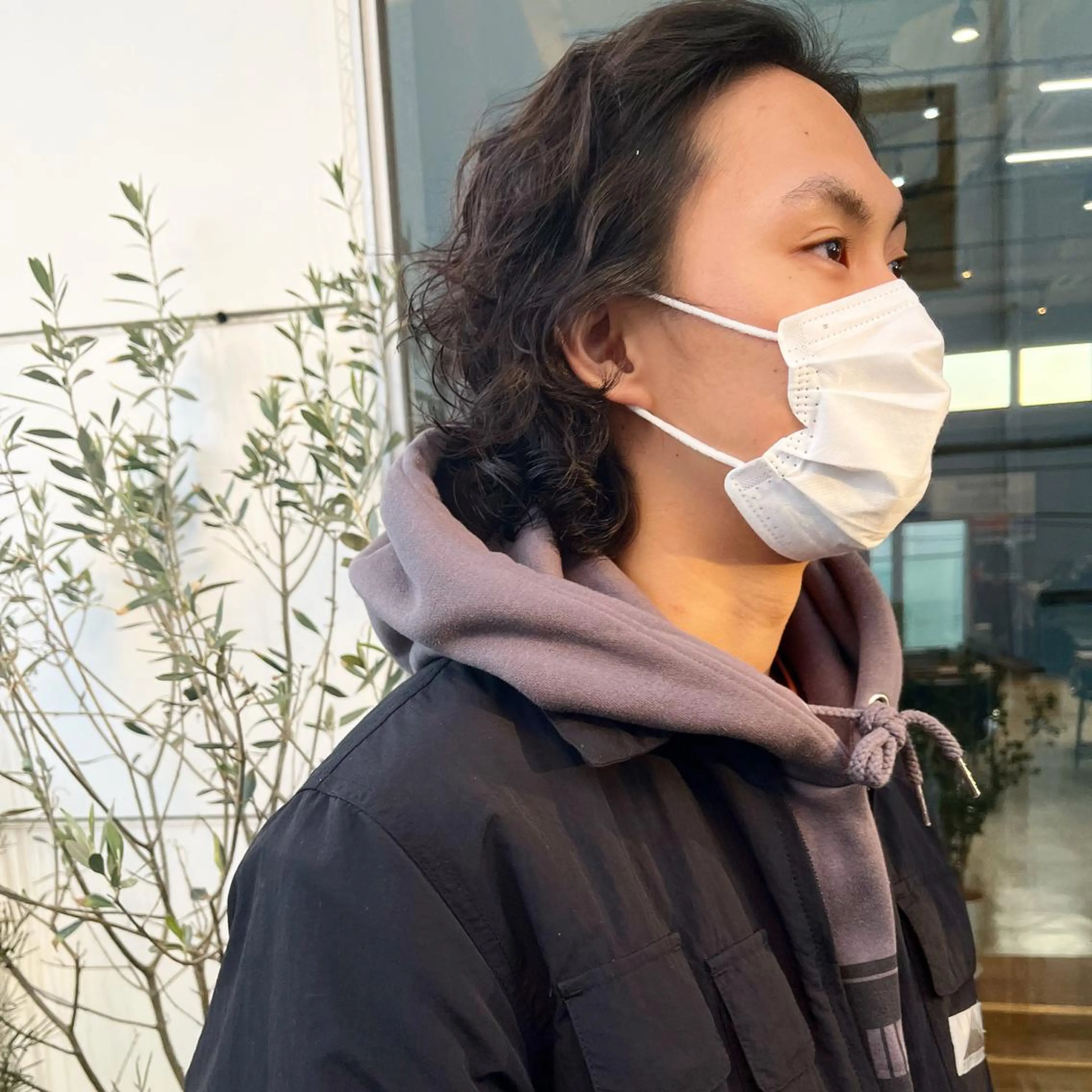 ショート パーマ マンツーマン/ 藤代拓実のヘアスタイル