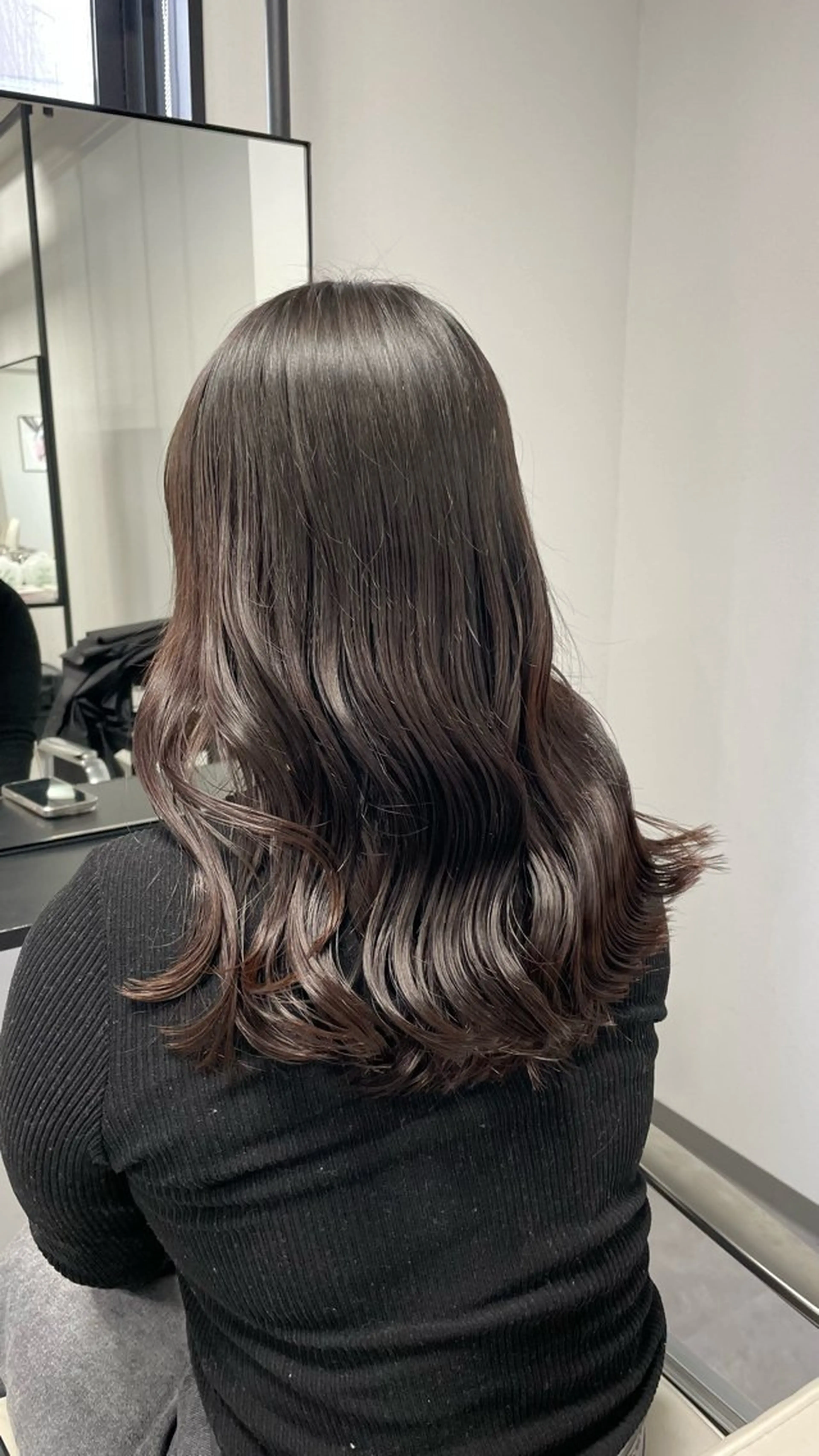 セミロング 韓国風ヘア 似合わせカット ヘアカラー トリートメント Day Dream所属・SYOMA/ 透明感カラー/艶髪のヘアスタイル