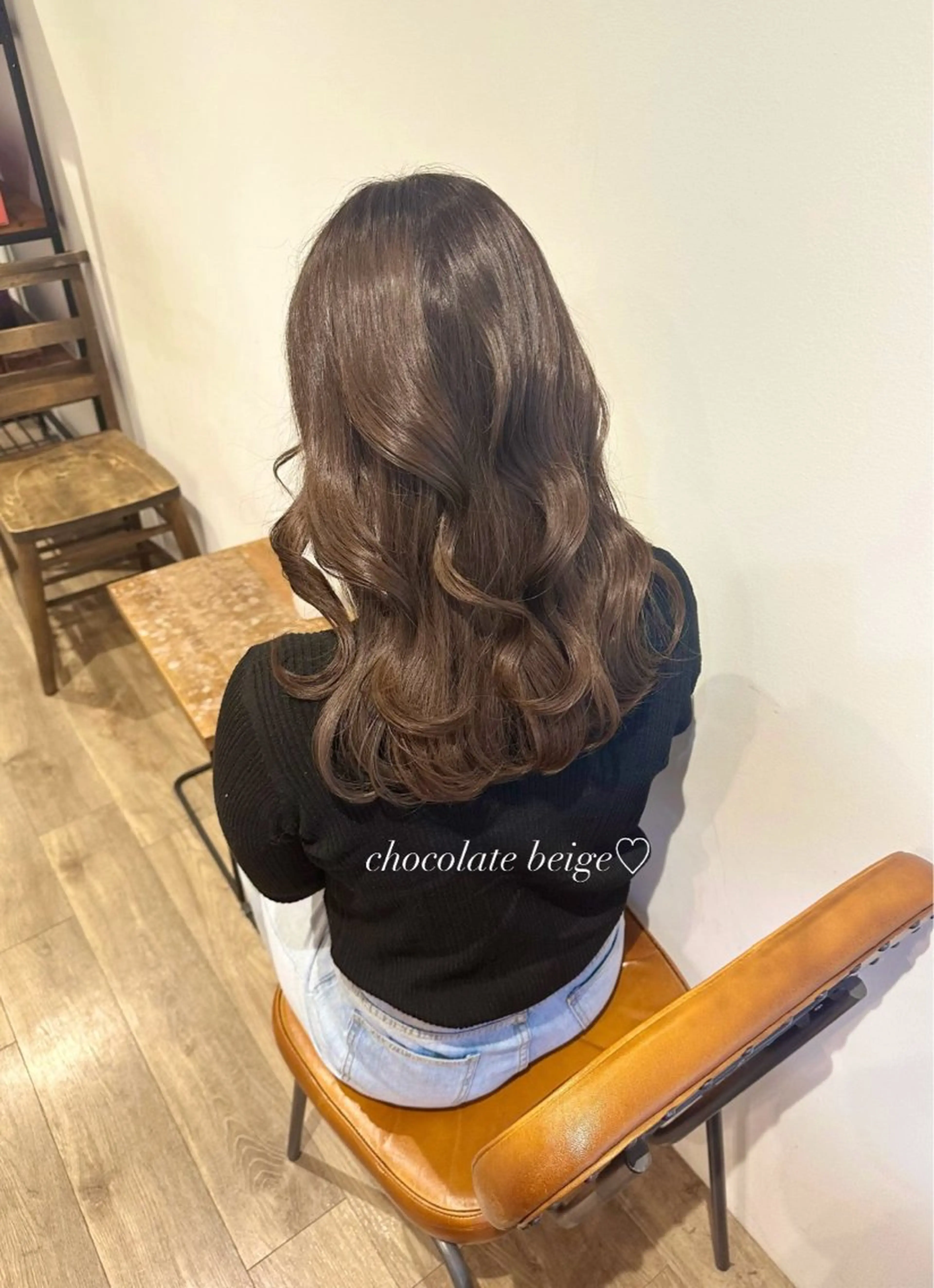 ロング カラー ヘアアレンジ ヘアカラー トリートメント Himawari♡ 柔らかいカラーのヘアスタイル