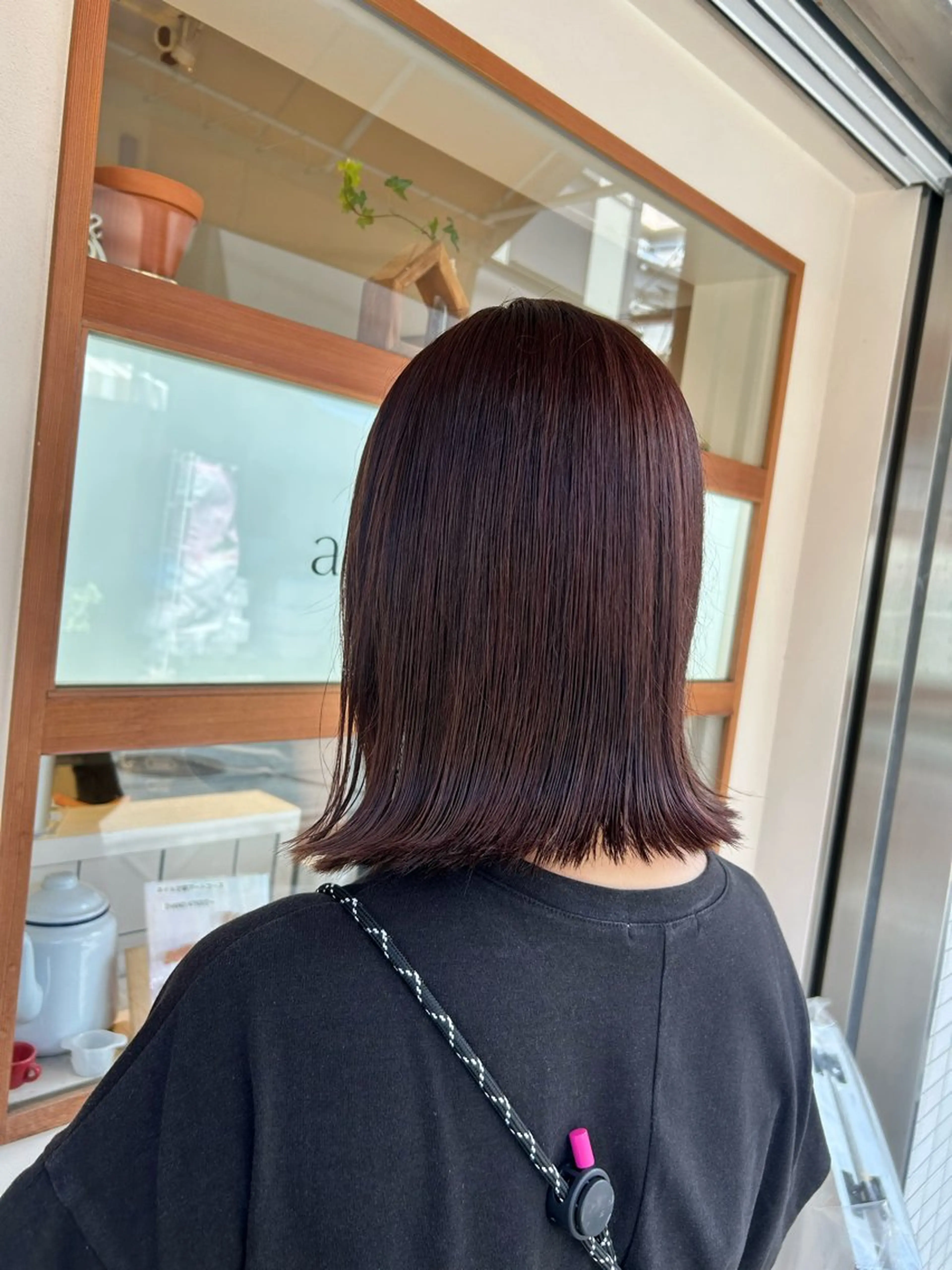 ミディアム ヘアカラー トリートメント 大川 夏実のヘアスタイル