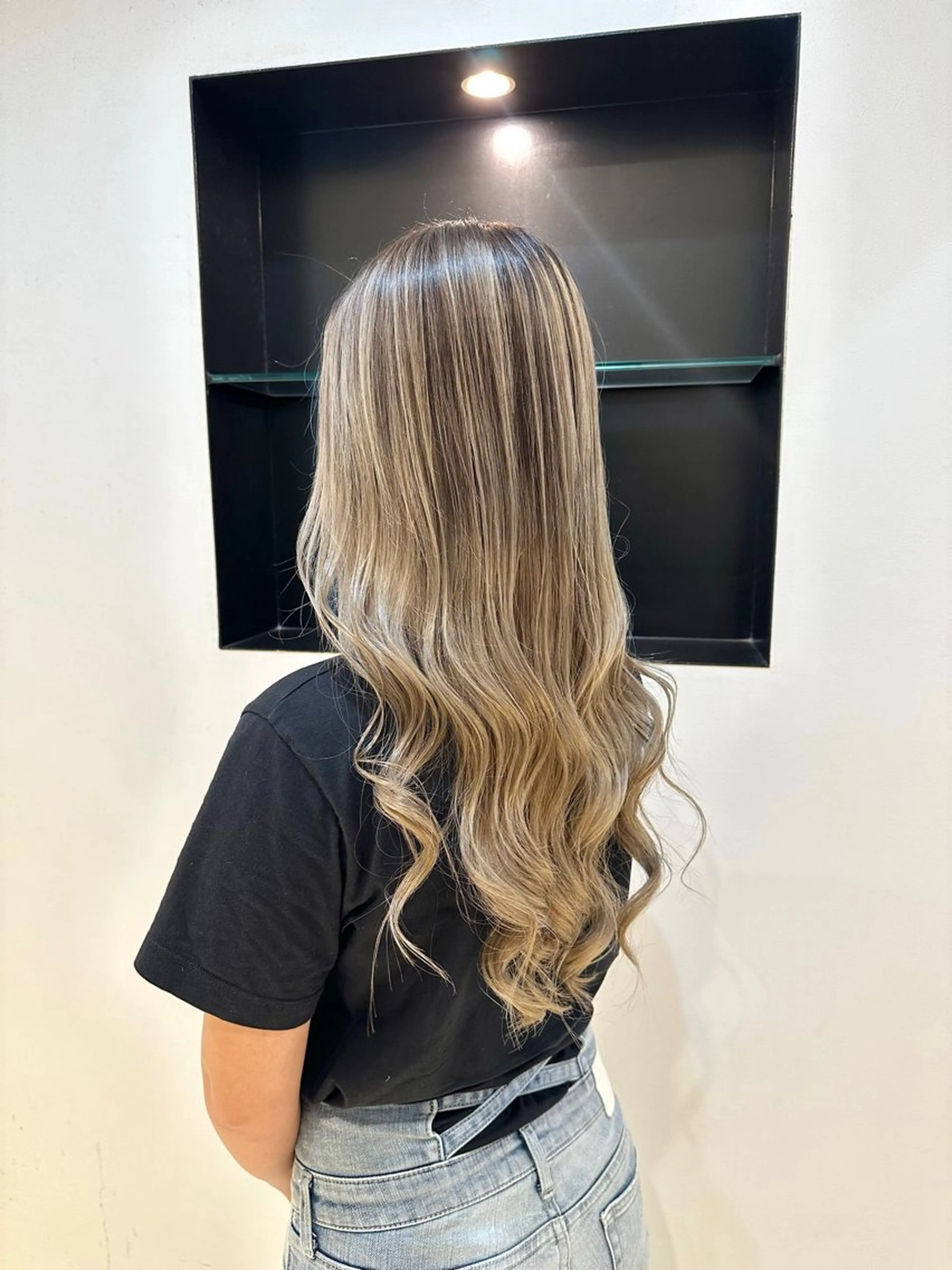 ロング カラー 十場【髪質改善】 【ダブルカラー】のヘアスタイル