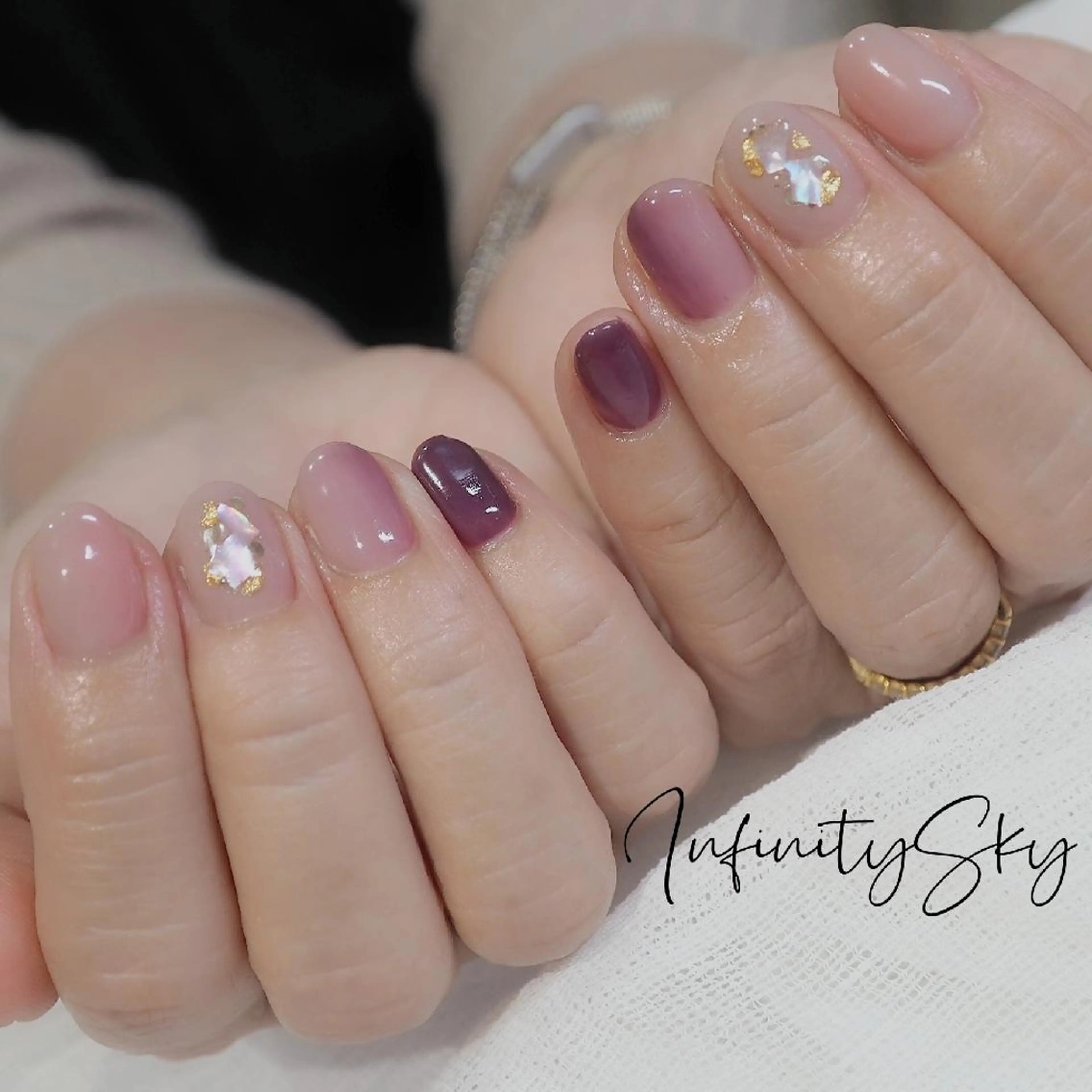 ネイル infinity skyのネイルデザイン