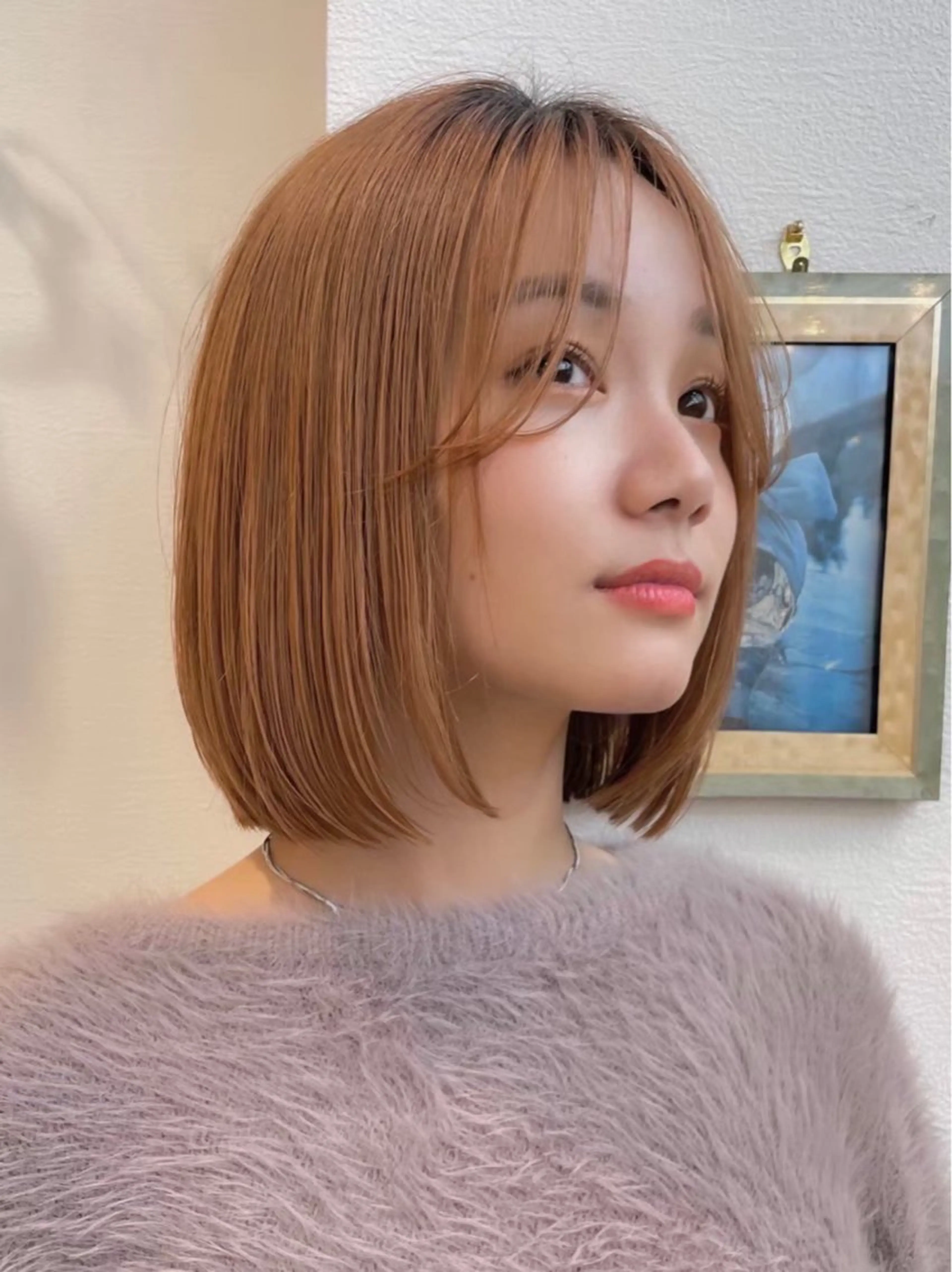 ショート カラー 🛑柔らか透明感 カラー🛑大谷のヘアスタイル