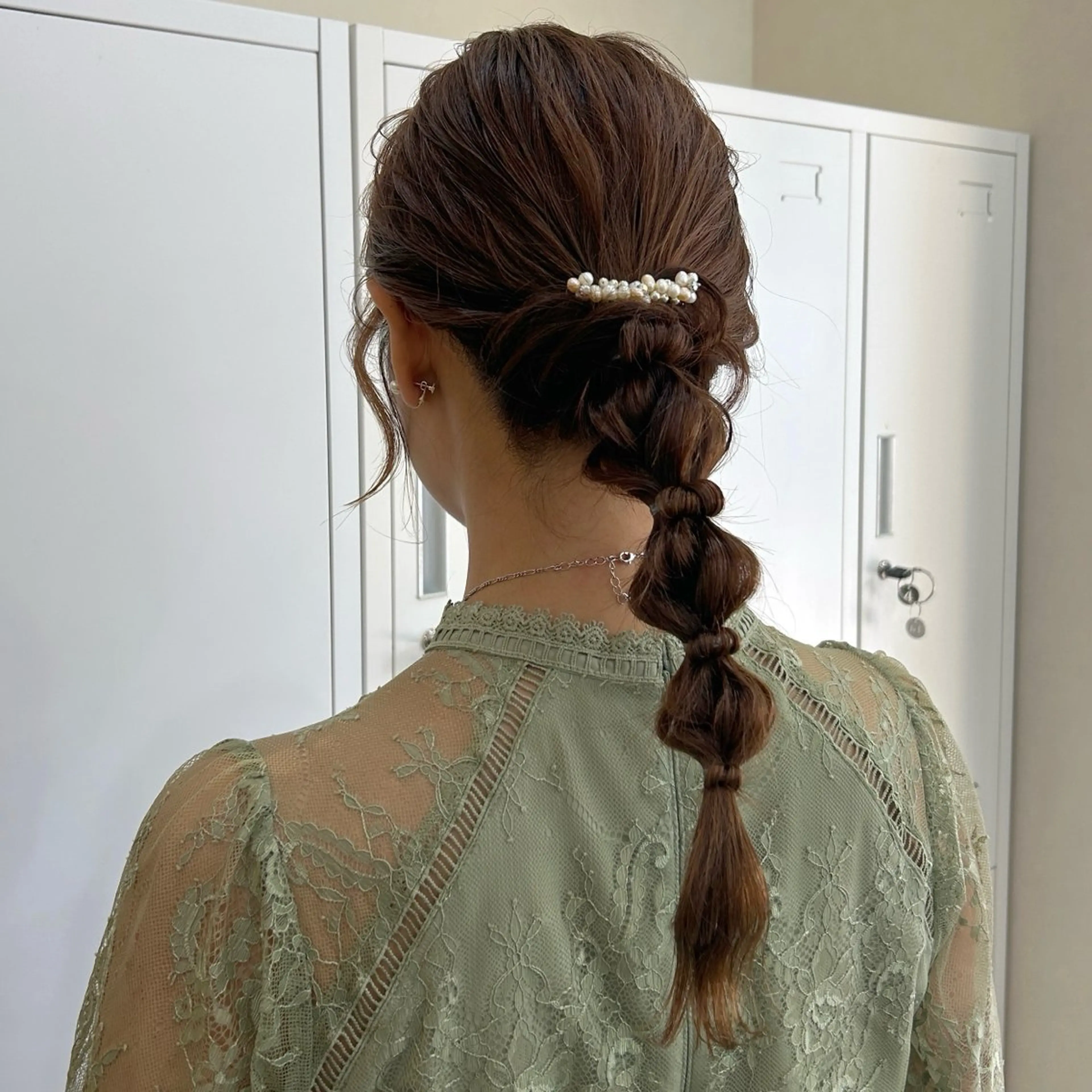 ロング ヘアセット MIDORI🎀 透明感/ベージュのヘアスタイル