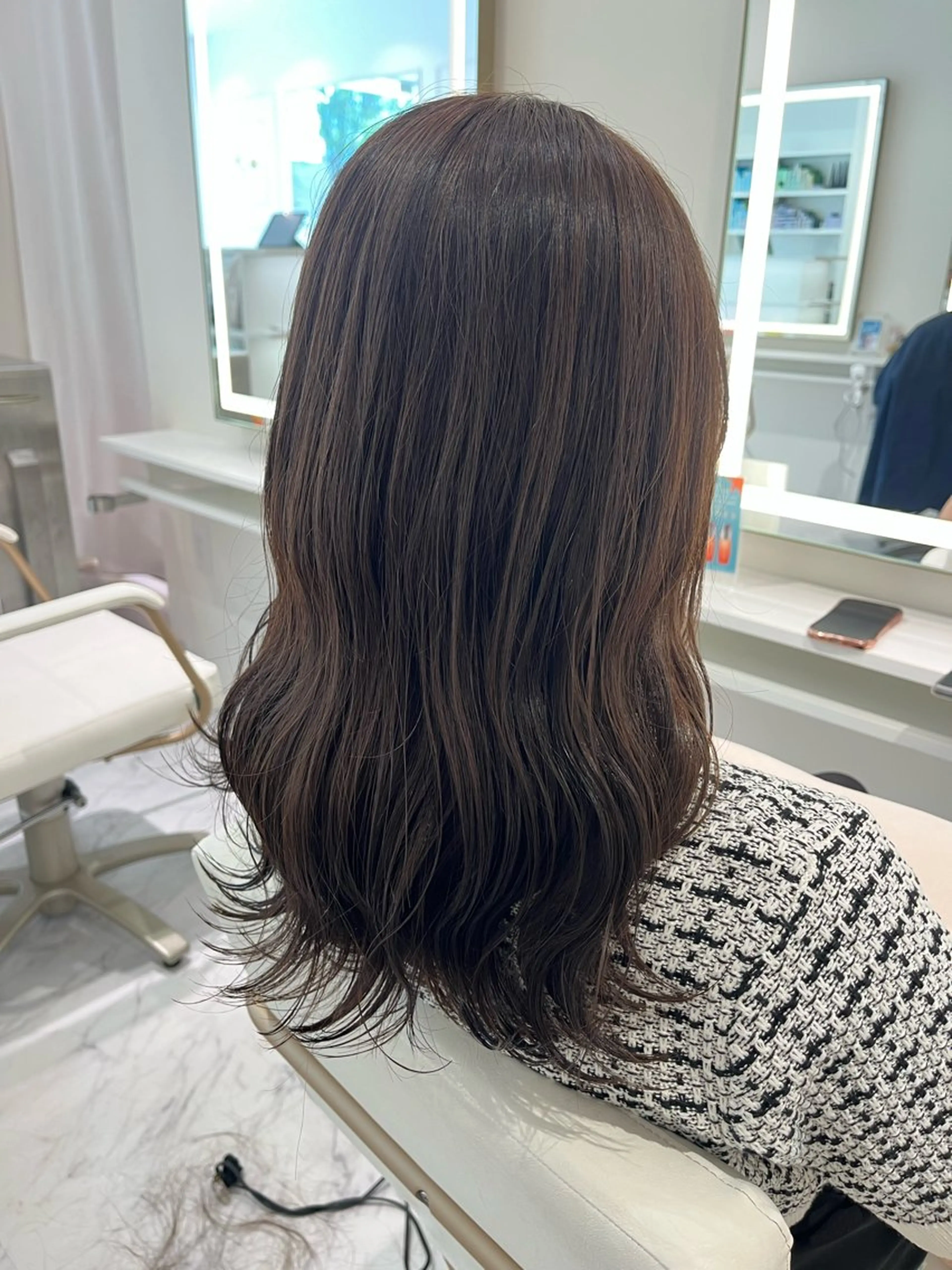 セミロング カット ヘアカラー ParveMix /石田 佳澄🩶のヘアスタイル