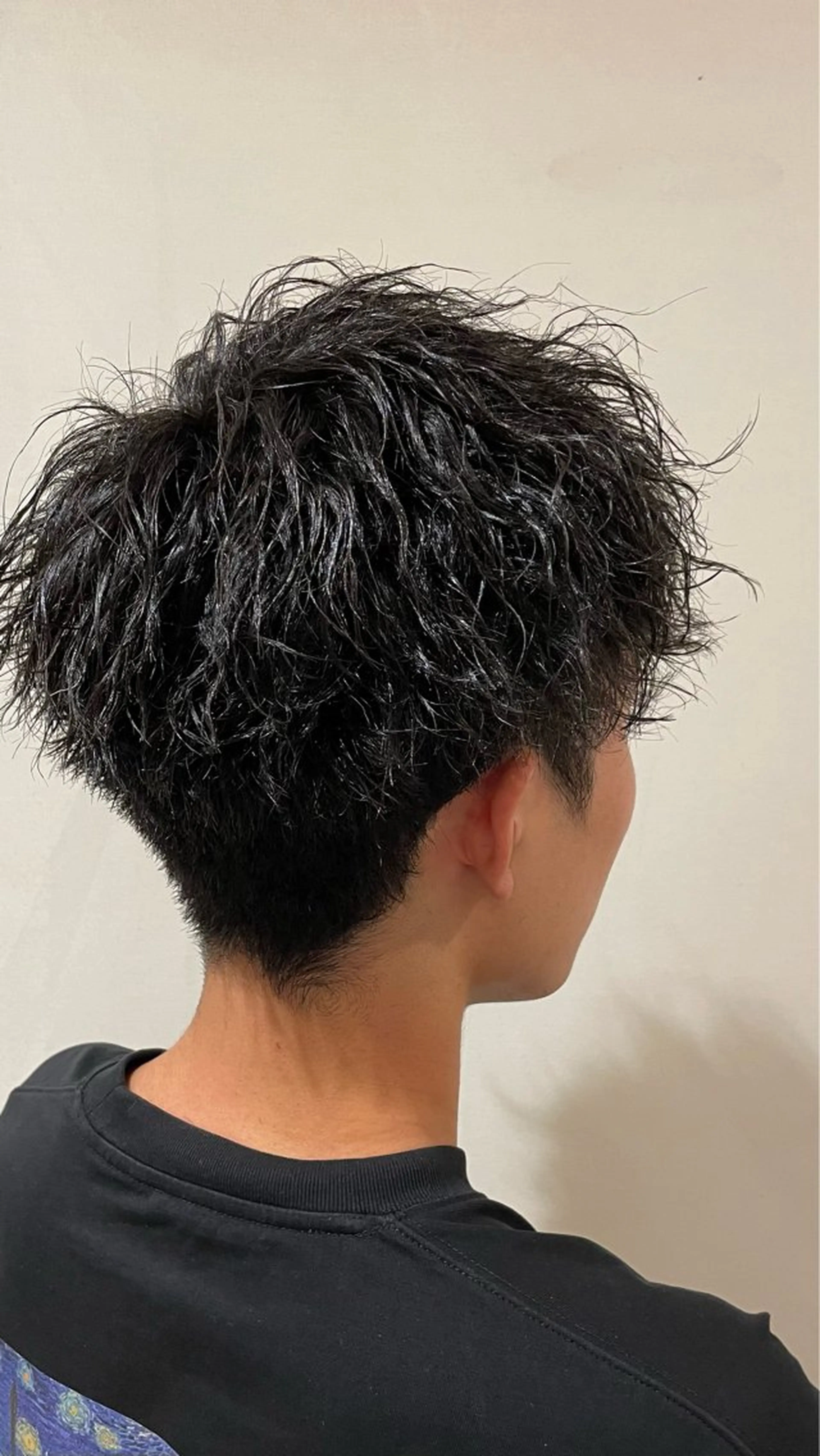 ショート メンズ パーマ 椿 大輔のヘアスタイル