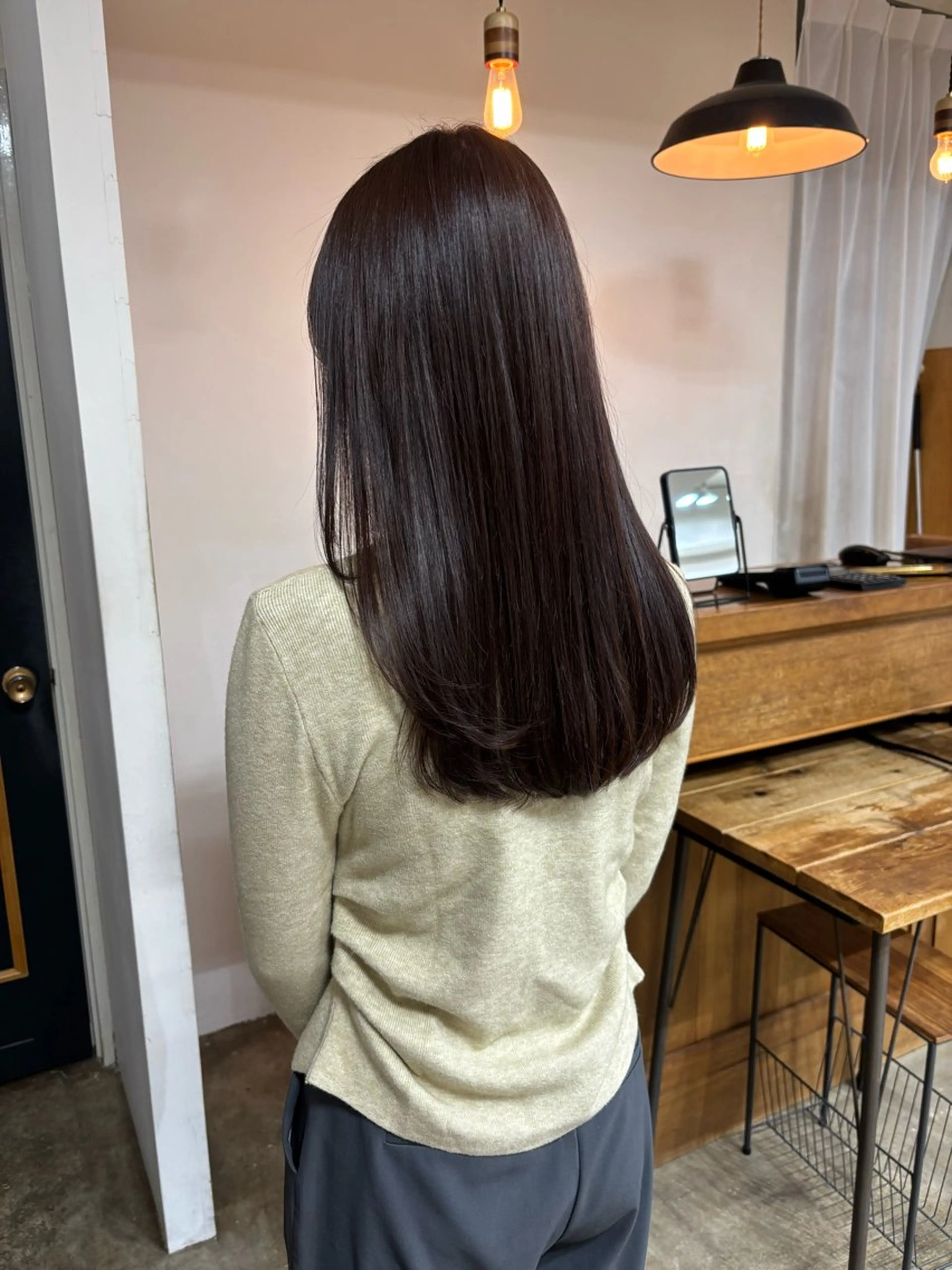 ロング カラー カット ヘアカラー トリートメント ボブ&顔まわりレ イヤー♡TOMOE♡のヘアスタイル