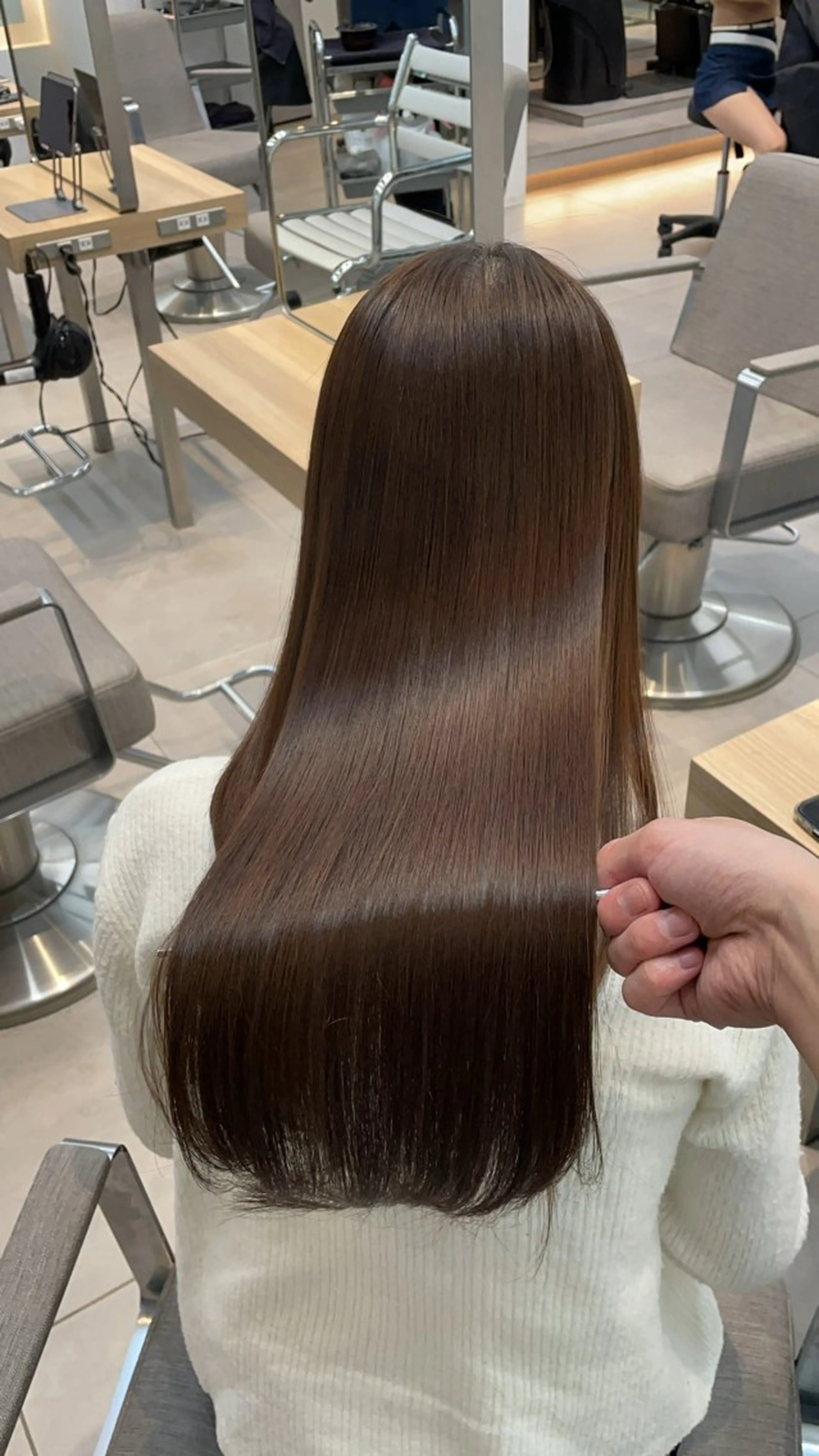 ロング カラー 髪質改善 ✨髪質改善✨美髪 矯正🫧小泉のヘアスタイル