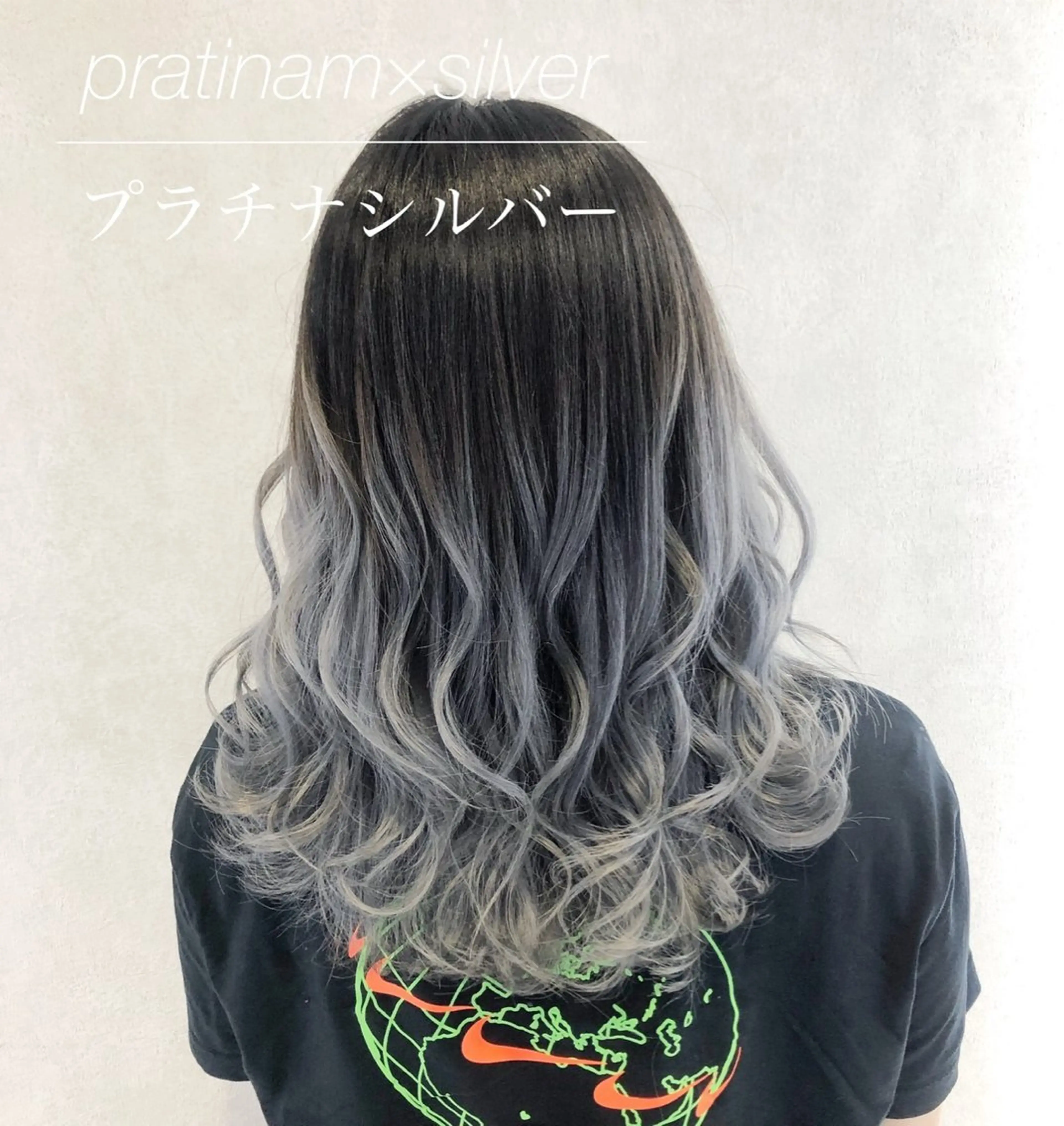 ミディアム カラー シールエクステ/渋谷 ／ギャル/LIALAのヘアスタイル