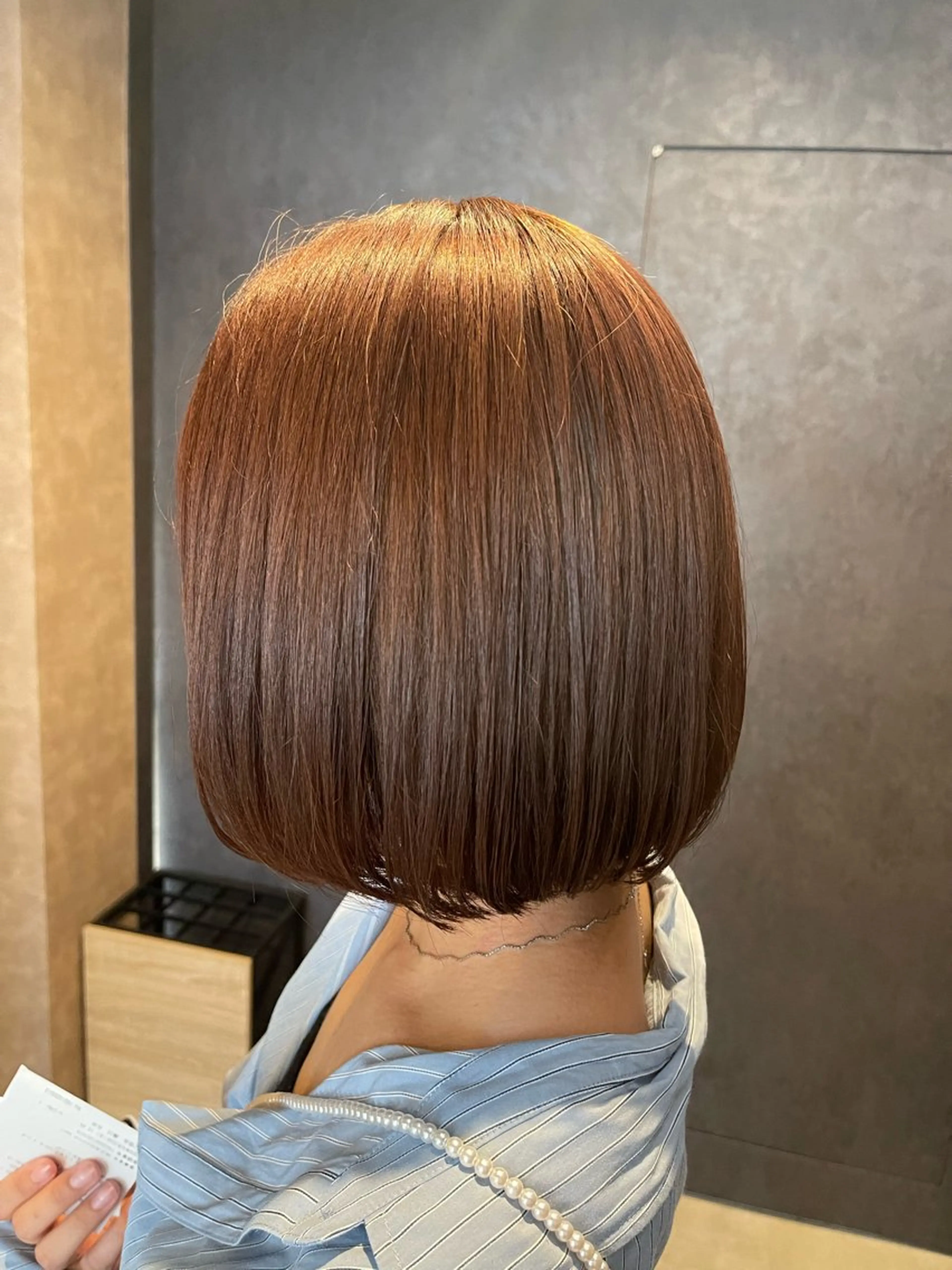 ミディアム カット ヘアカラー トリートメント tocca河原町〰️ 藤川日向のヘアスタイル