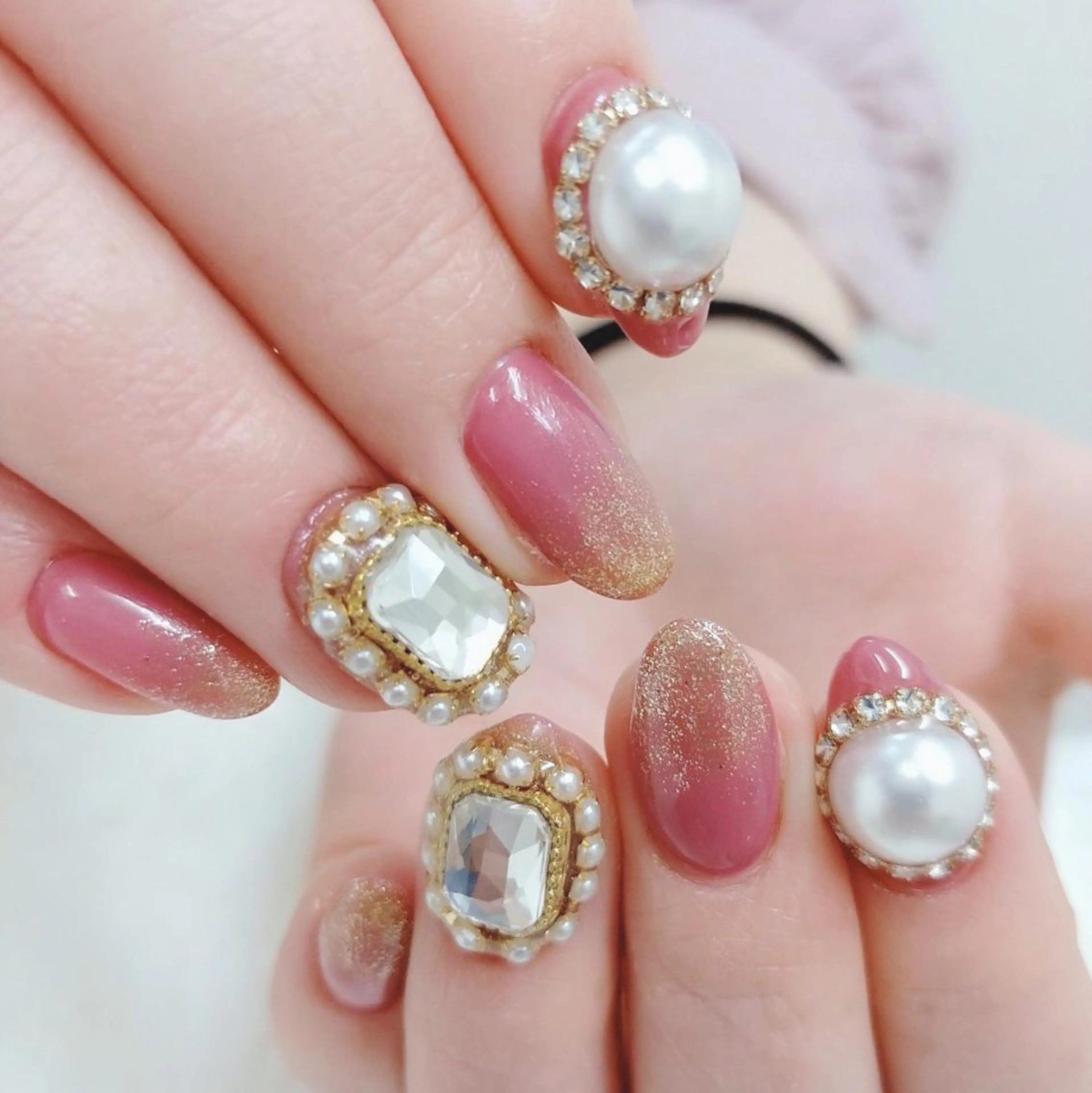 ネイル 韓国ネイル ラメ(グリッター) Nail lieNのネイルデザイン