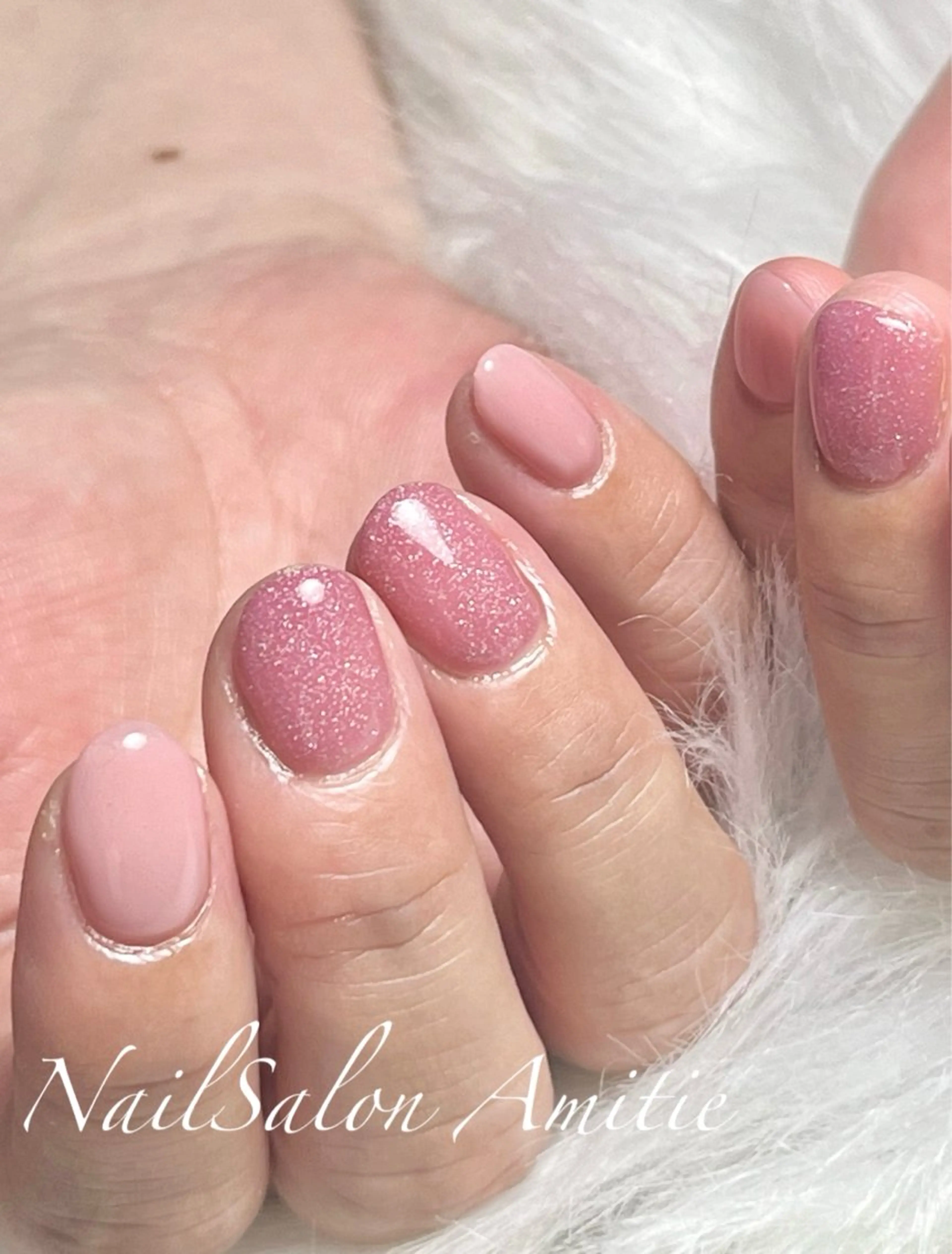 ネイル グラデーション ワンカラーネイル NailSalon Amitieのネイルデザイン