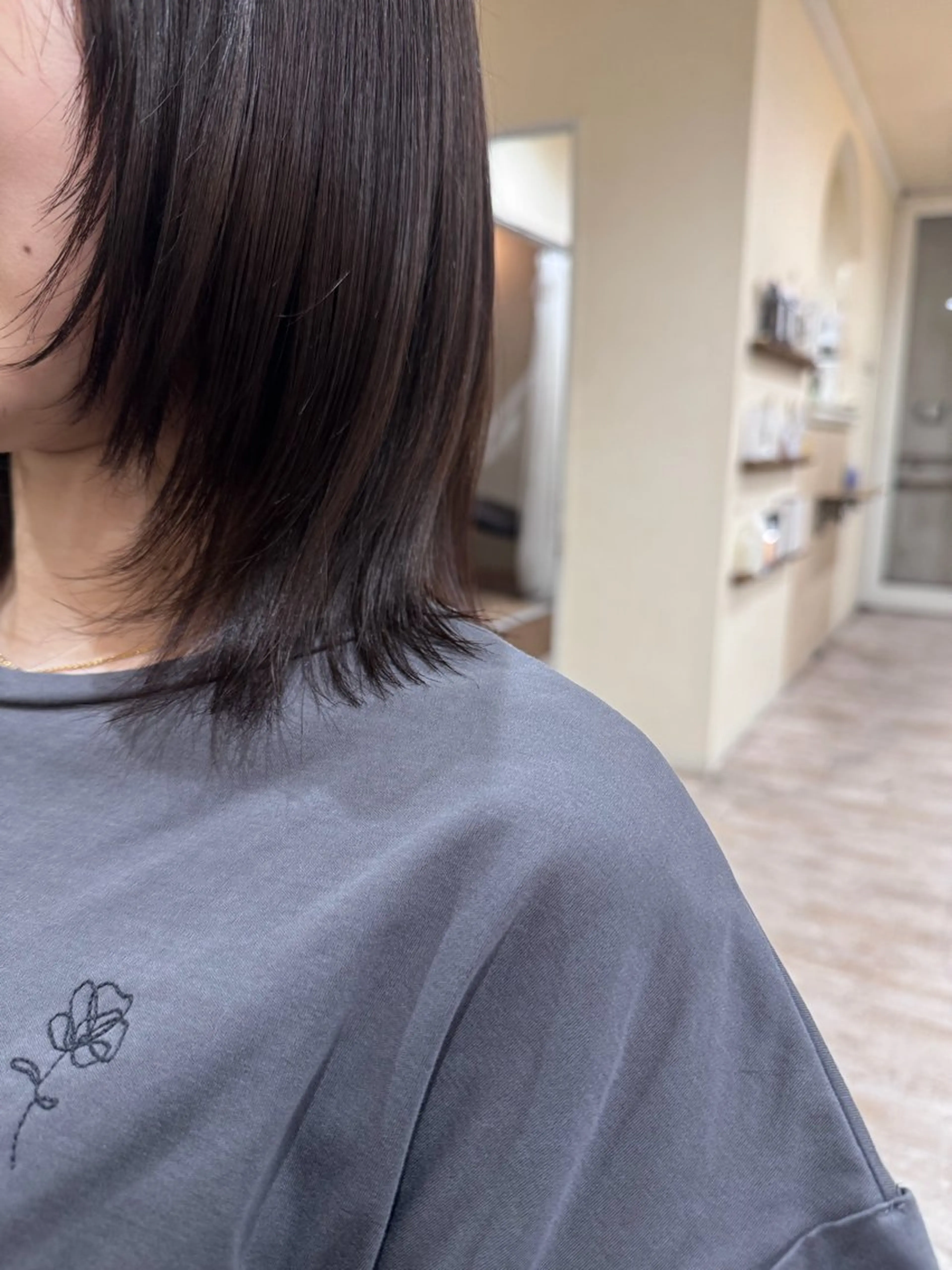 ミディアム 髪質改善 レイヤーカット ウルフカット 新越谷noble店長 松本拓也▶◀*.のヘアスタイル