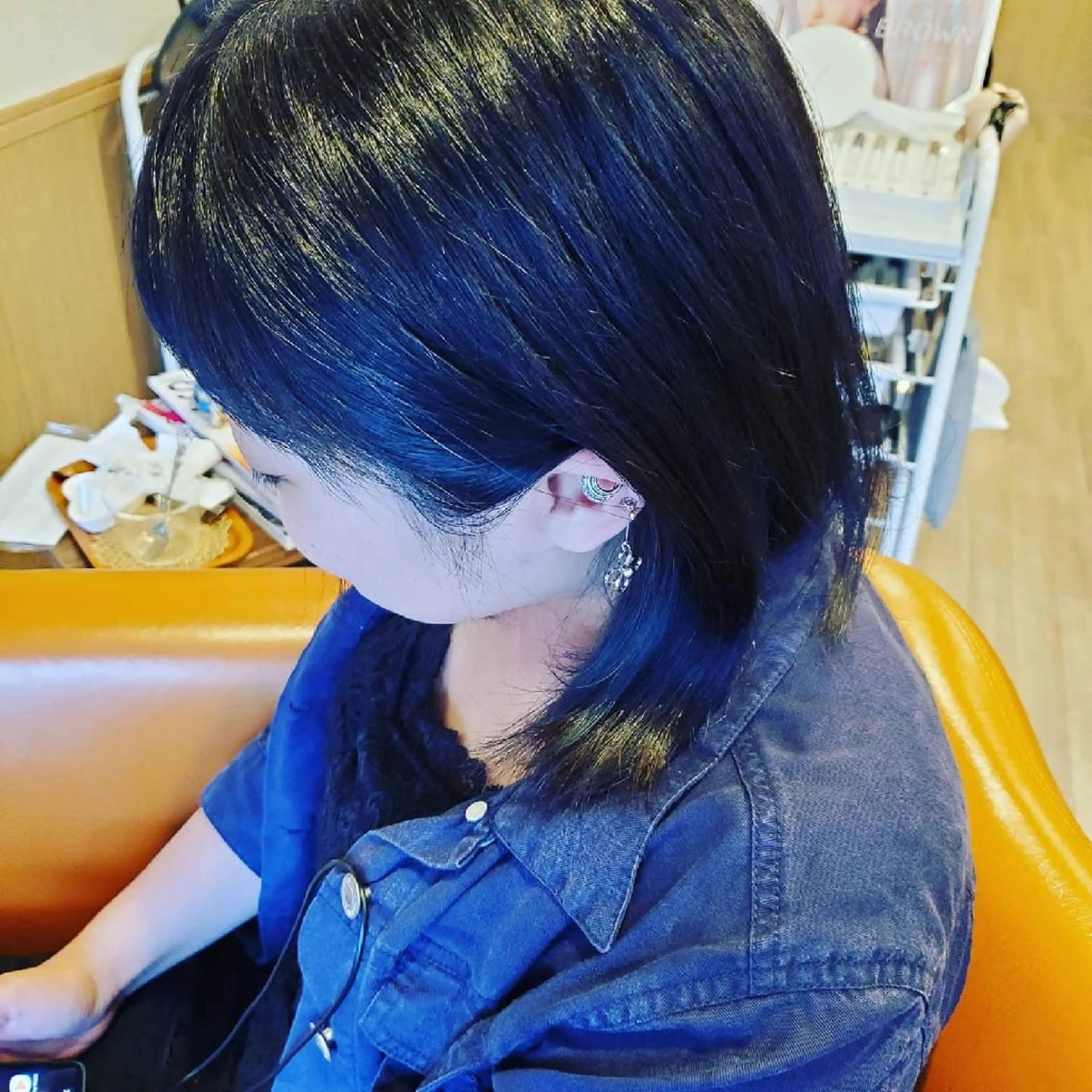 ミディアム カラー ミディアムパーマ アディクシーカラー ブリーチ イルミナカラー 外国人風カラー カット ヘアカラー トリートメント spa hair  ark 富井直美のヘアスタイル