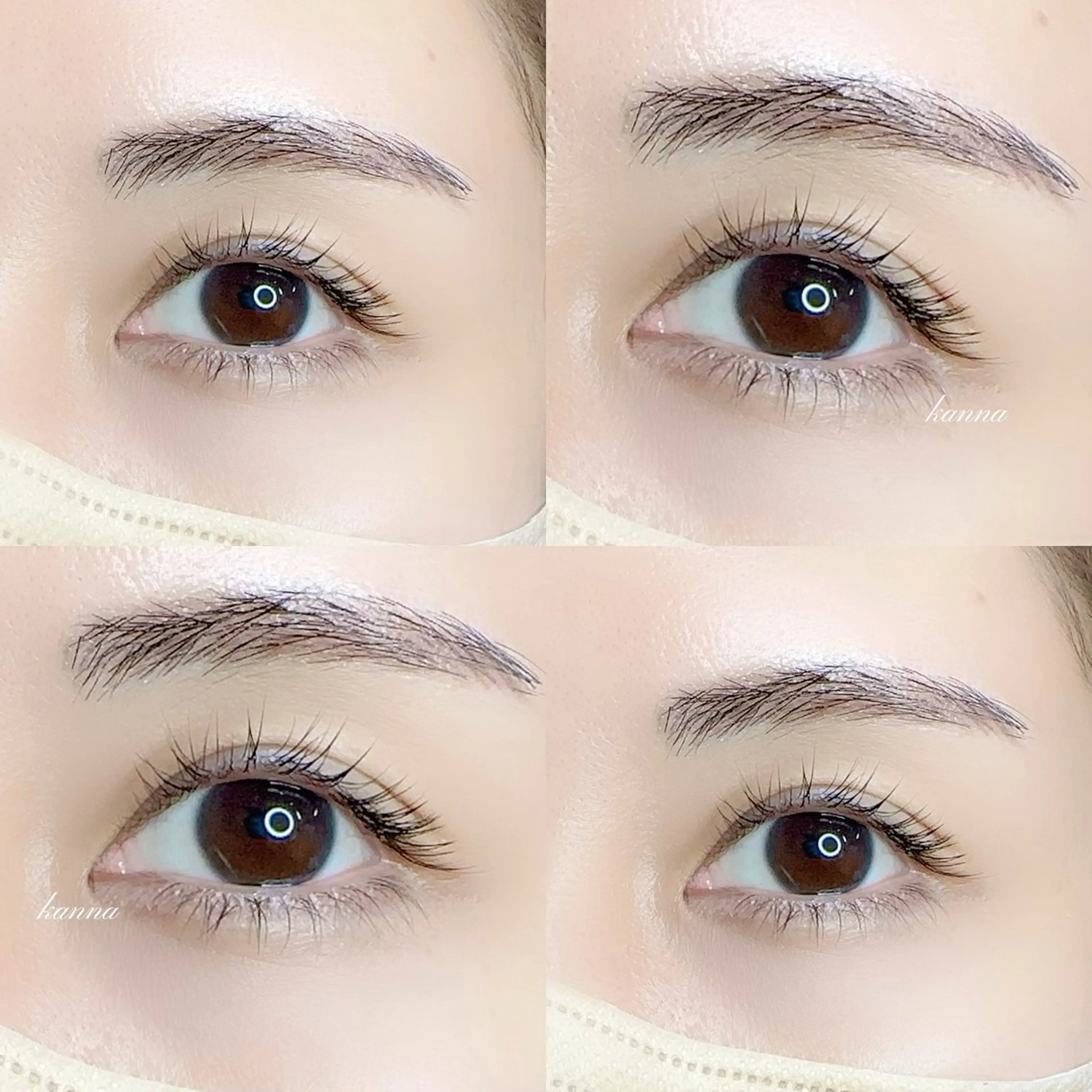 マツエク・マツパ ナチュラル まつげパーマ Abientot Kannaのマツエク・マツパデザイン