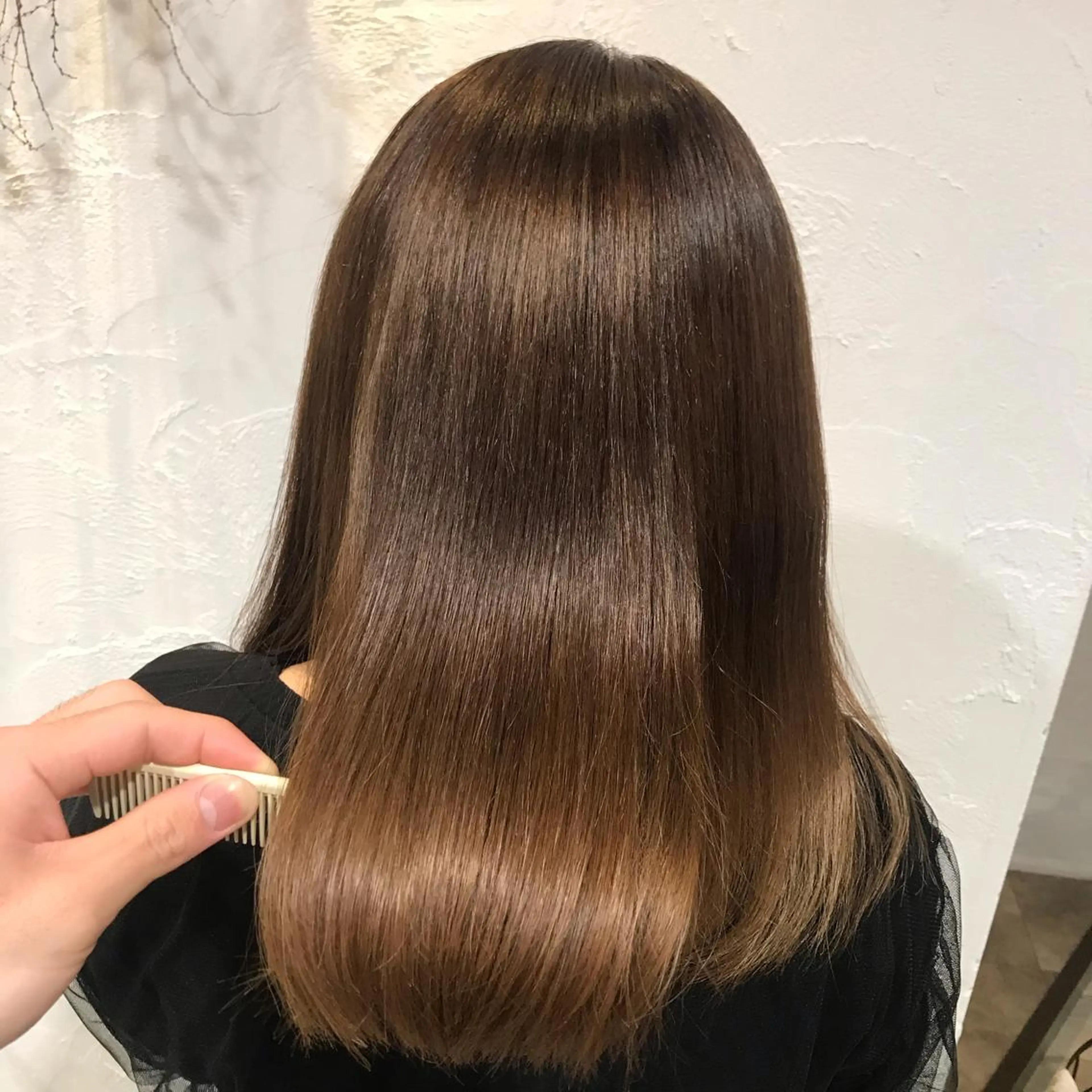 カラー パーマ 縮毛矯正 Keshiki大名 安部 真輝のヘアスタイル