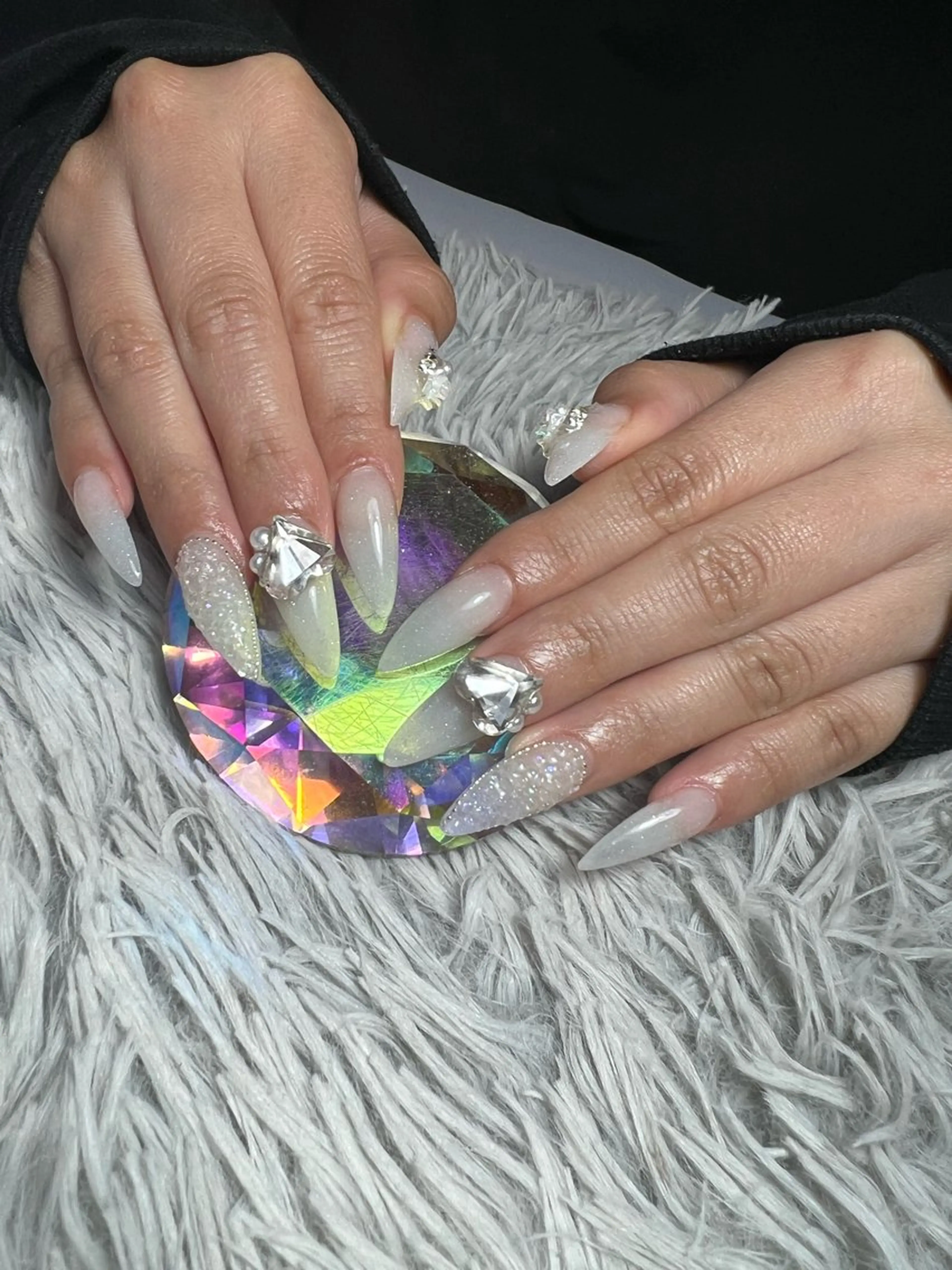 ネイル スカルプネイル ハンドネイル シェヌネイル JURAのネイルデザイン