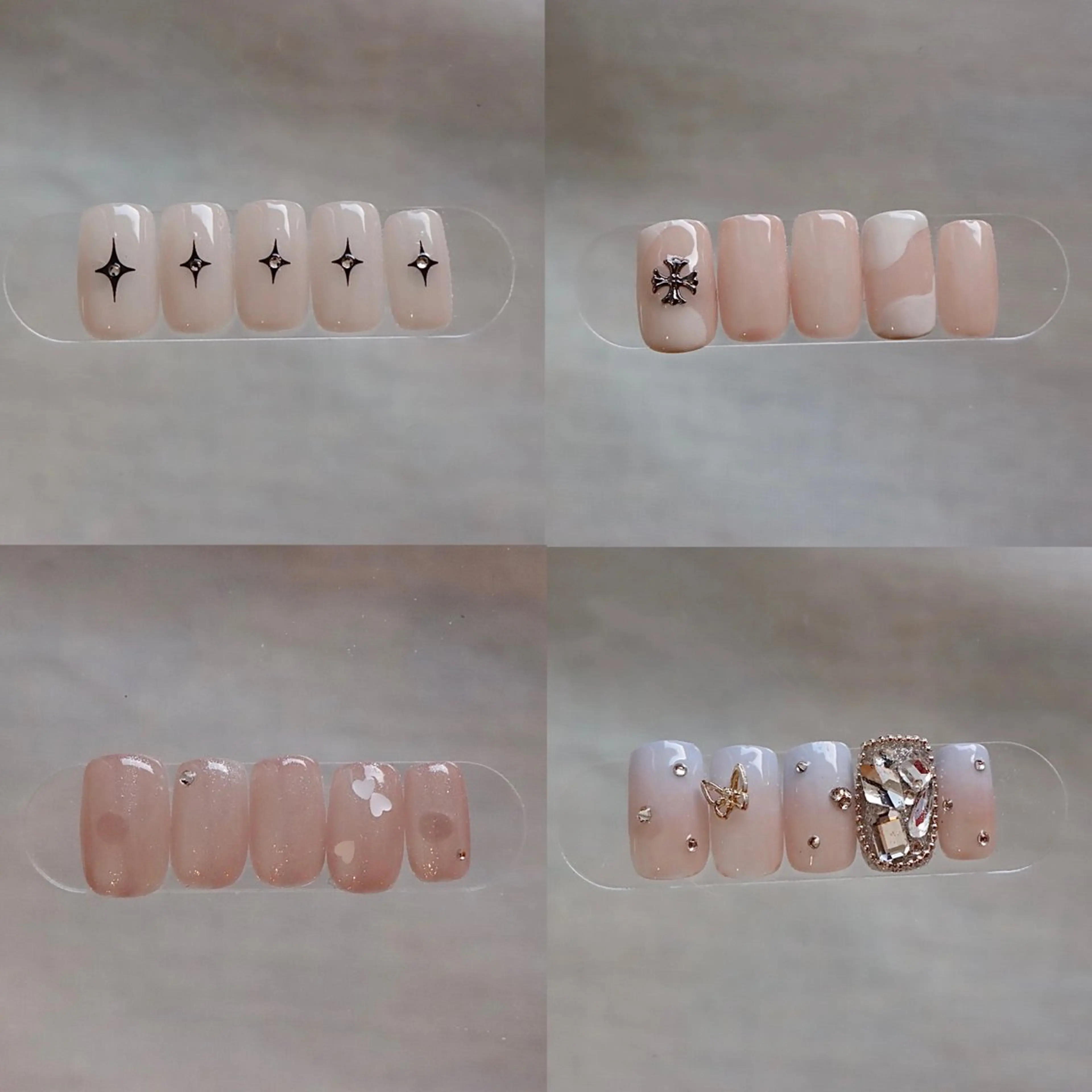 ネイル ブルー フットネイル ジェルネイル キラキラネイル 韓国ネイル RooM -mizuki-のネイルデザイン