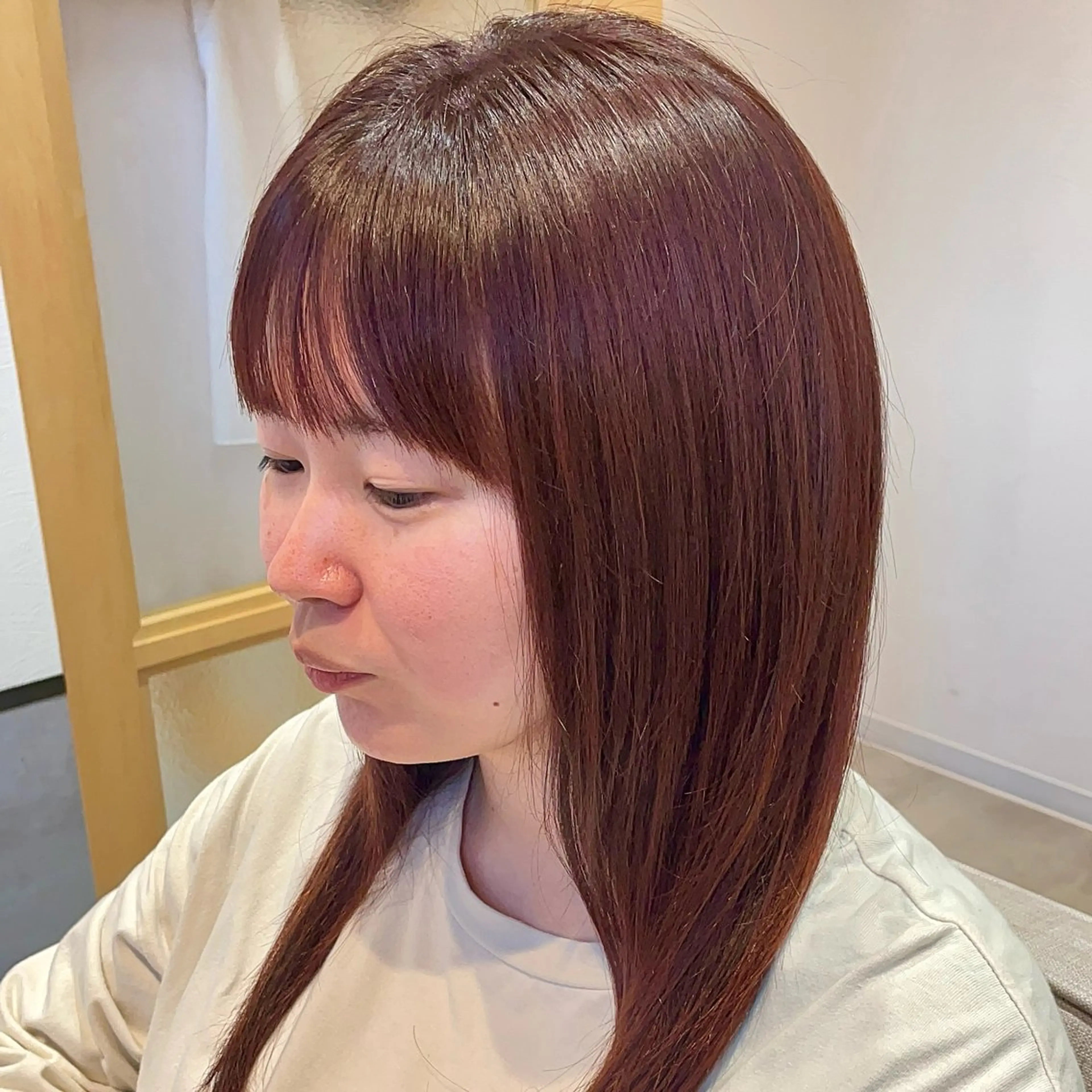 セミロング カラー 札幌 ヘアアレンジ 🍎 タナカセリナのヘアスタイル