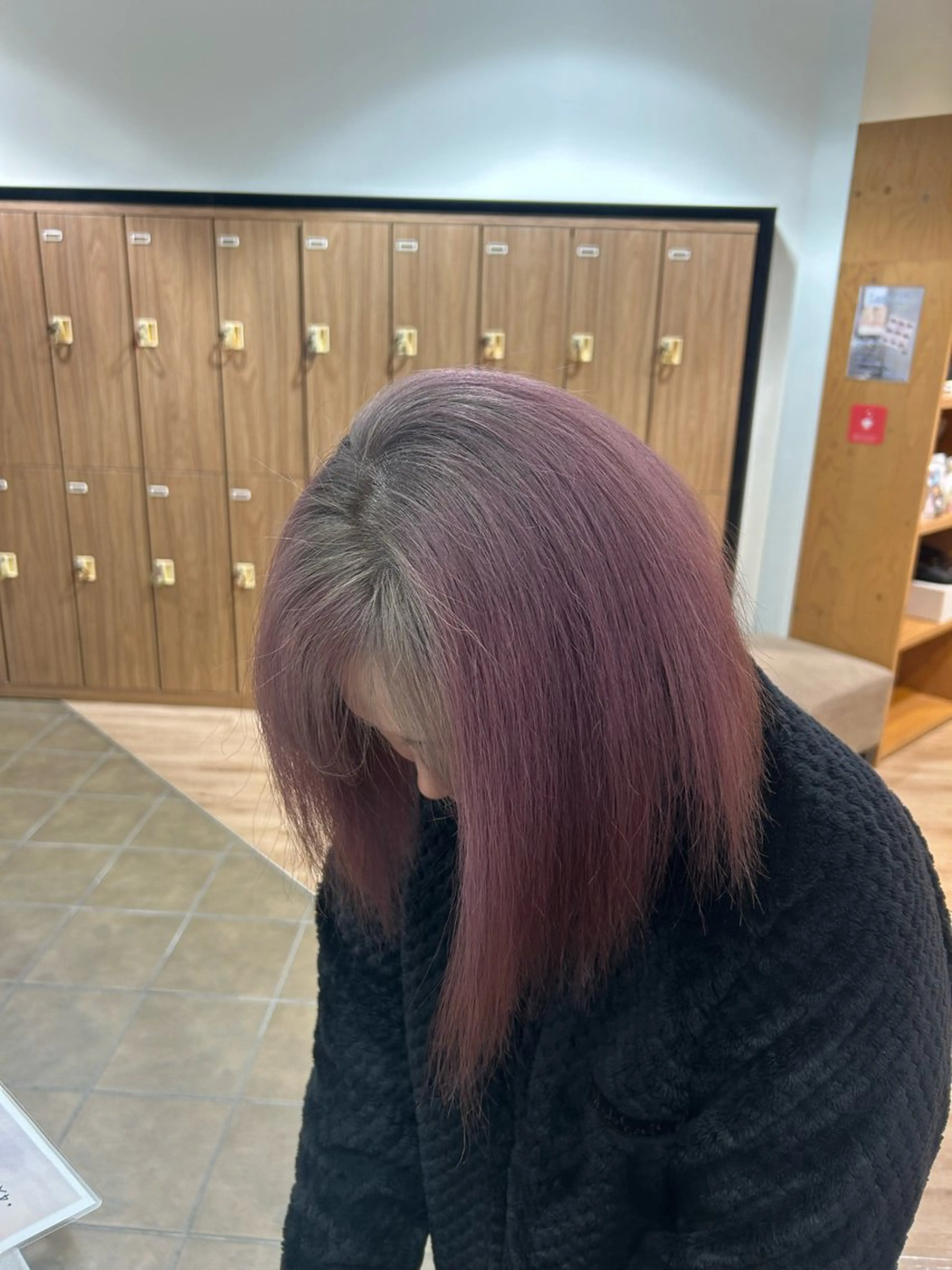 カラー ベージュカラー ラベンダーカラー ピンクカラー ピンクラベンダー シオカワ ケンショウのヘアスタイル